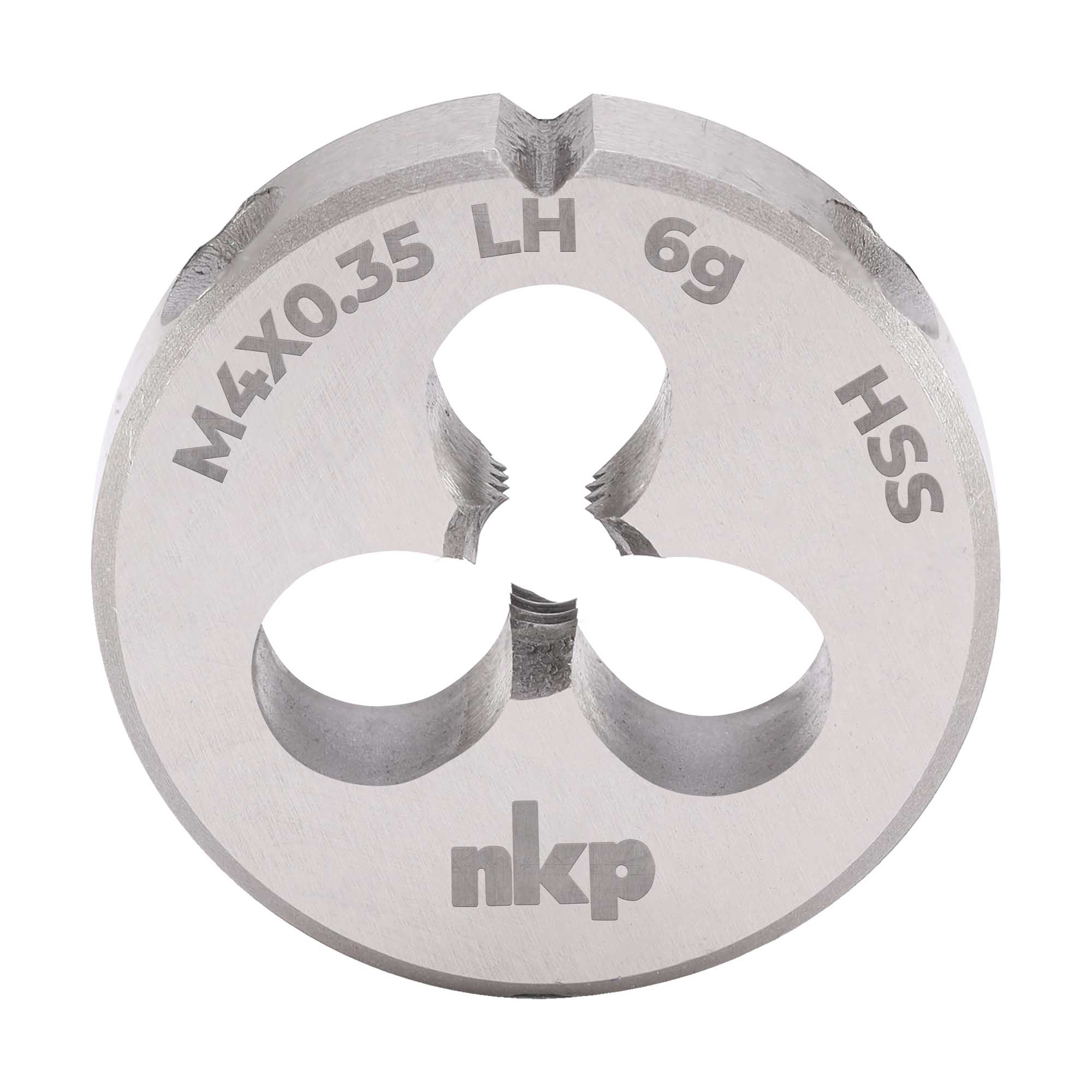 Плашка левая NKP М4х0,35 DINEN22568 HSS 6g 20х5мм 250042N