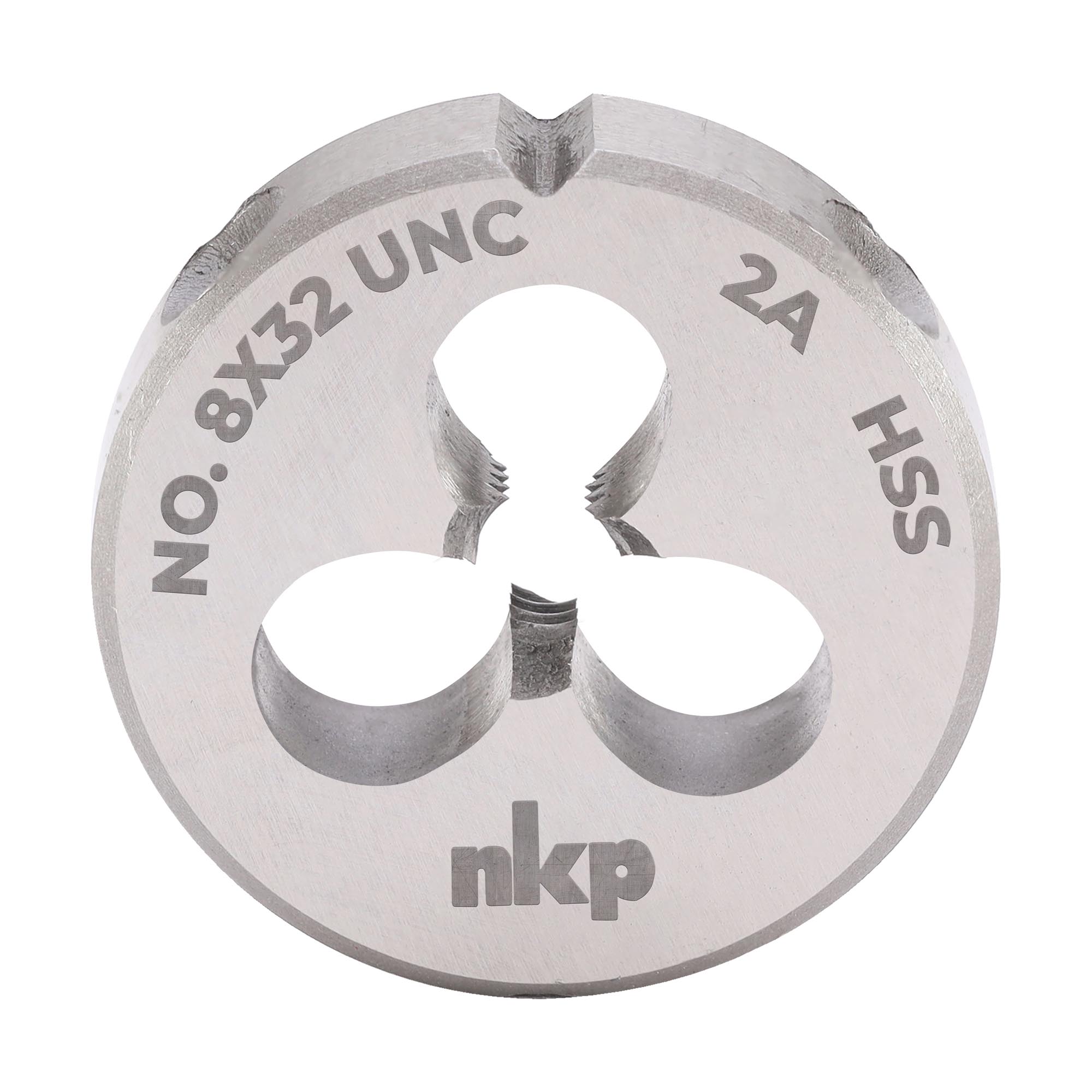 Плашка дюймовая NKP UNC №8-32 HSS DIN22568 20x7мм 245008N