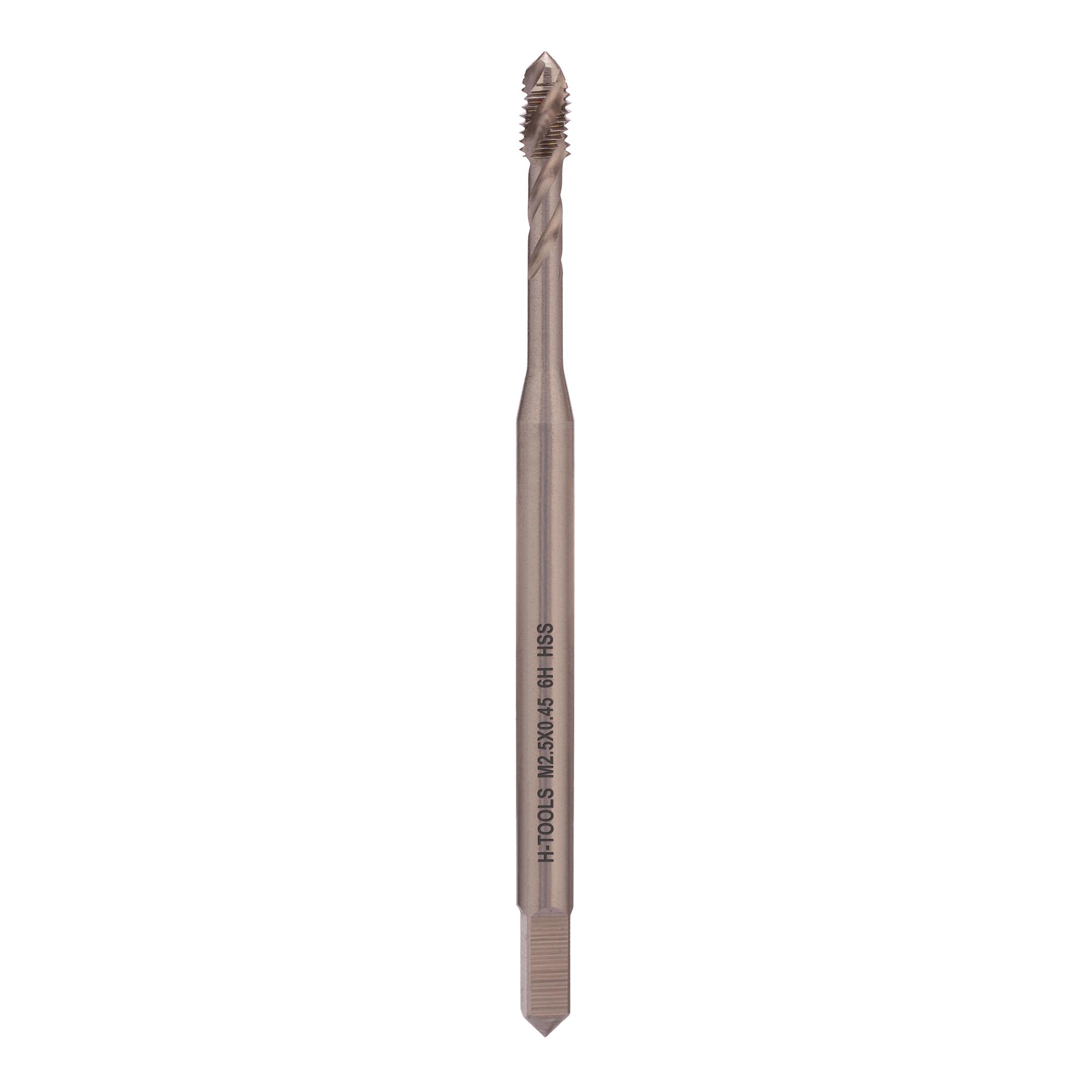 Метчик М 2,5х0,45 (Машинный, винт.) DIN371 HSS-G 6h C/2-3P R35 52мм a=2,1 H-Tools 501100-C2-0025