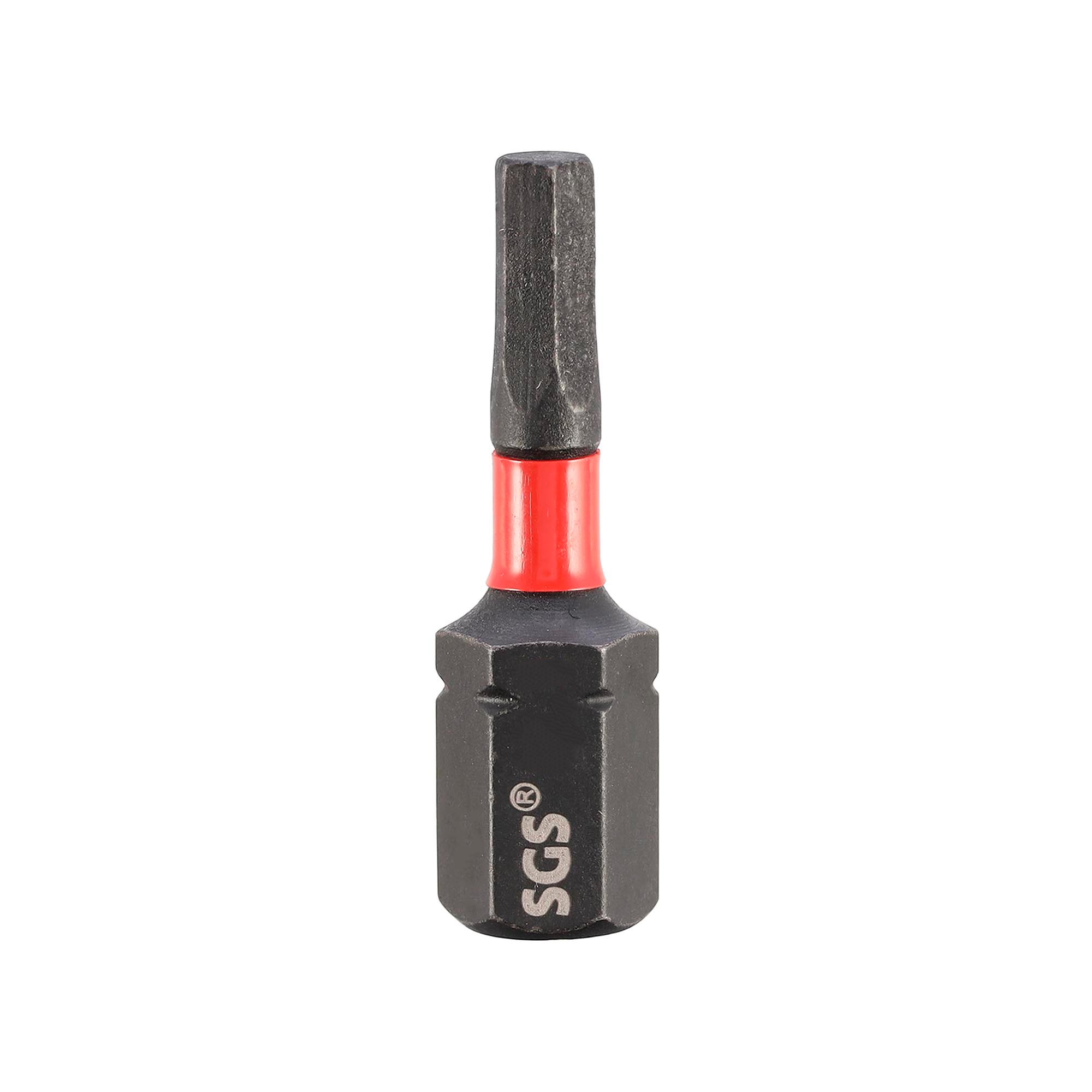 Бита шестигранная ударная Impact SGS HEX3,0х25мм S2 1шт 6325-H3.0-IB