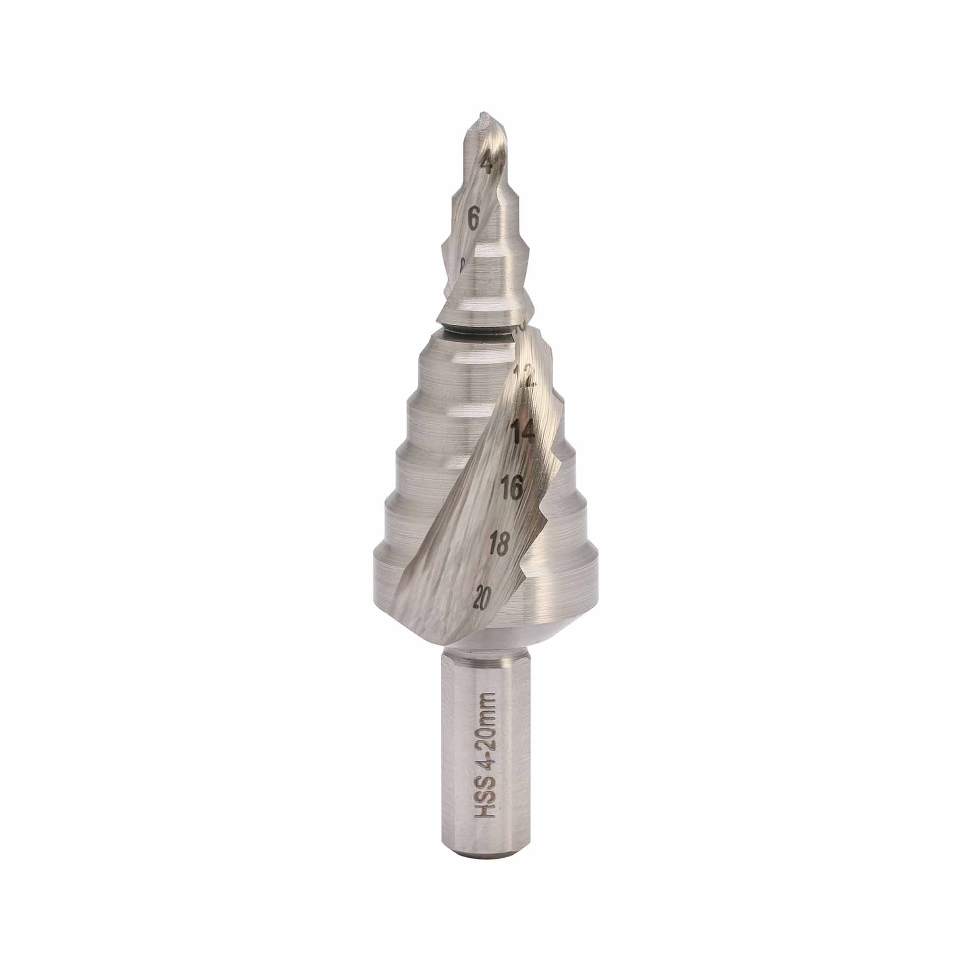 Сверло ступенчатое по металлу MASTER-TOOL 4-20мм HSS-G 9 ступеней 101051PRO