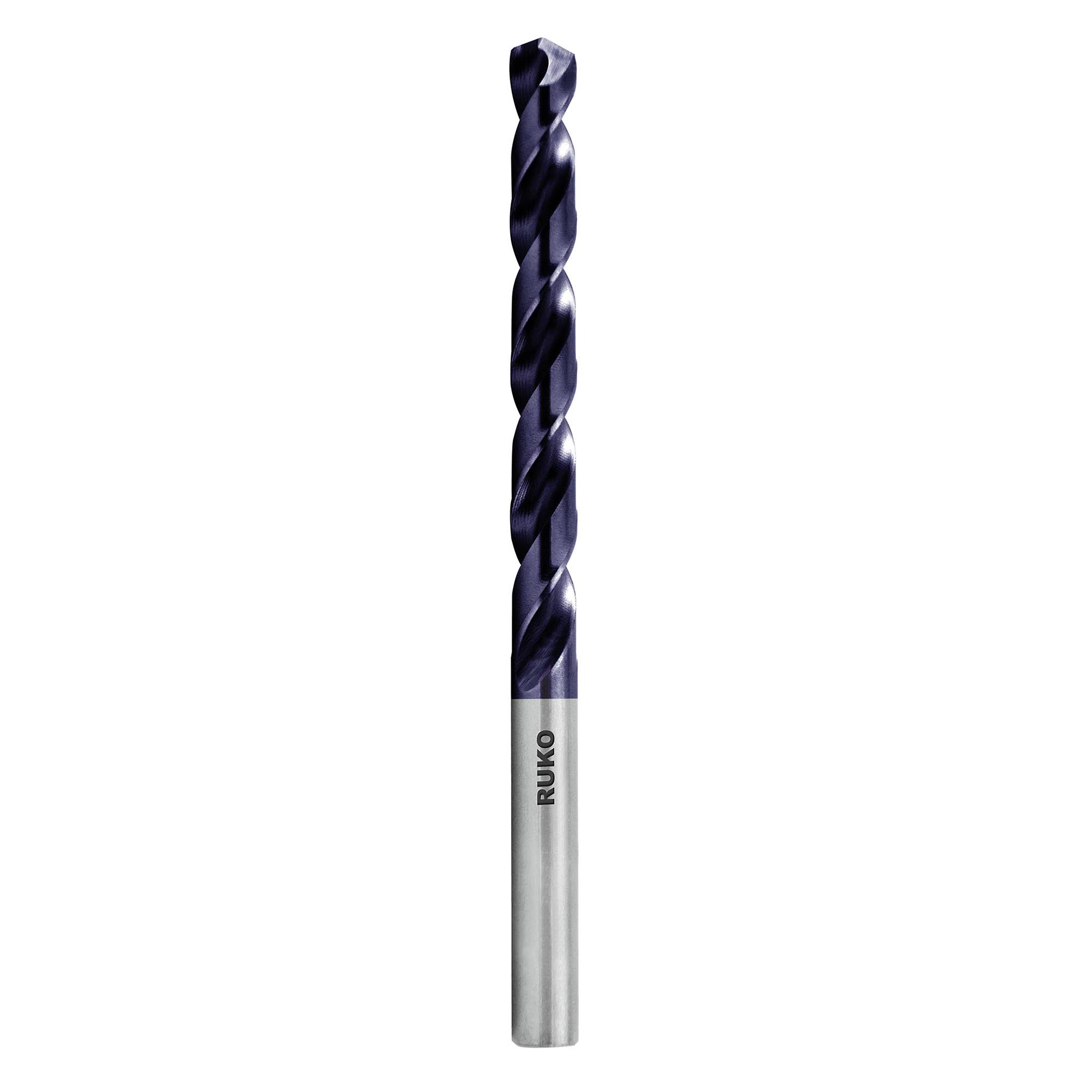 Сверло по металлу Ruko 7x109/69мм DIN338 HSSE-Co5 TiALN h8 5xD 130° 215070F