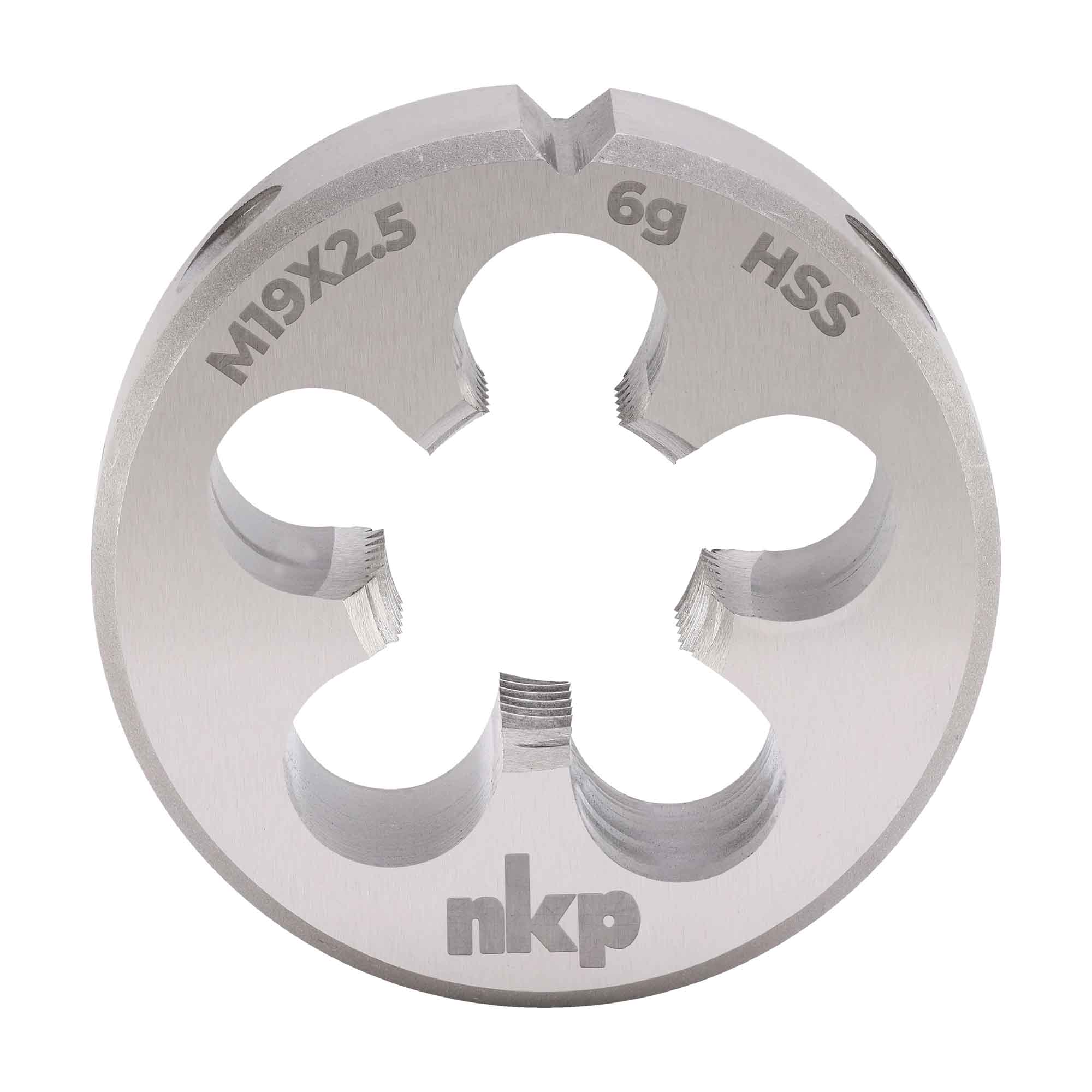 Плашка NKP М19х2,5 DINEN22568 HSS 6g 45х18мм 240190N