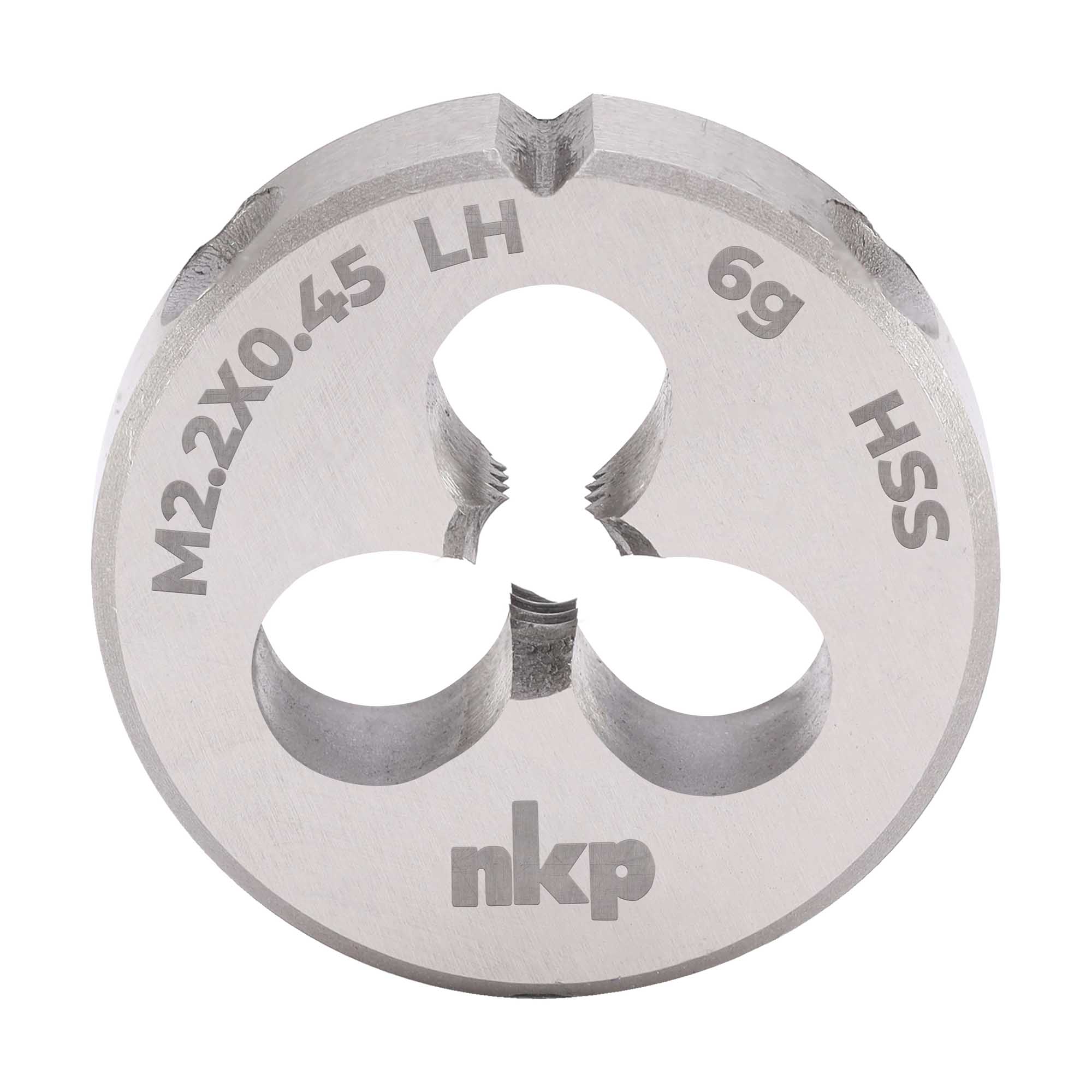 Плашка левая NKP М2,2х0,45 DINEN22568 HSS 6g 16х5мм 250022N