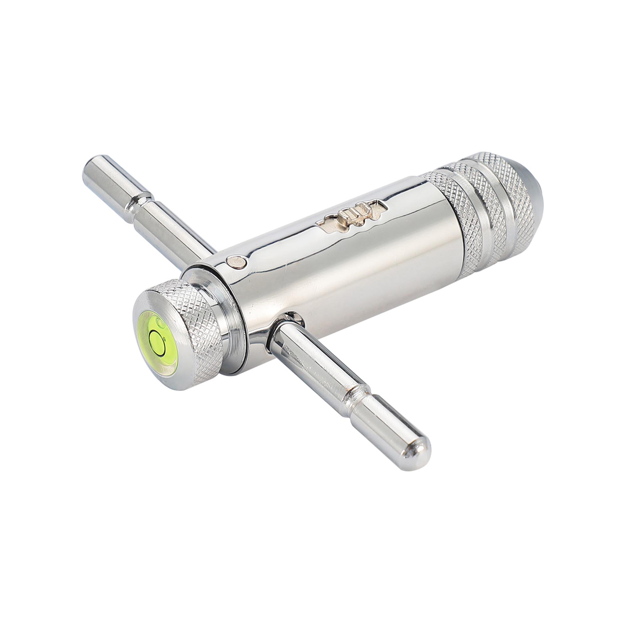 Метчикодержатель с трещоткой и уровнем H-Tools M3-M10 85мм 00612120