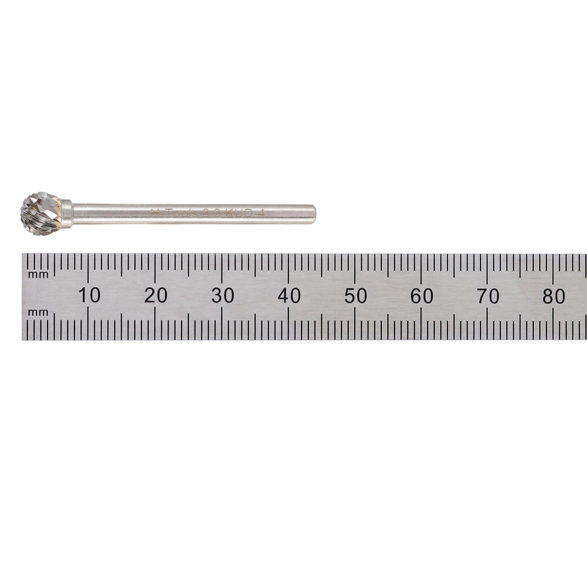 Бор-фреза твердосплавная H-Tools D(KUD) 6,0x5,0x33x3мм HM 116071HT