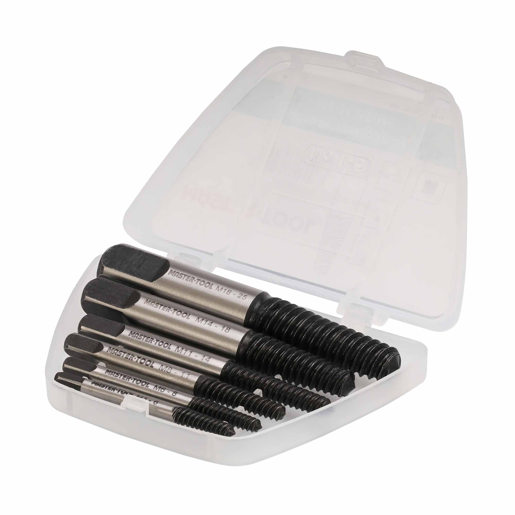 Набор экстракторов М3-24 6пр 35CrMo MASTER-TOOL 1013501010019