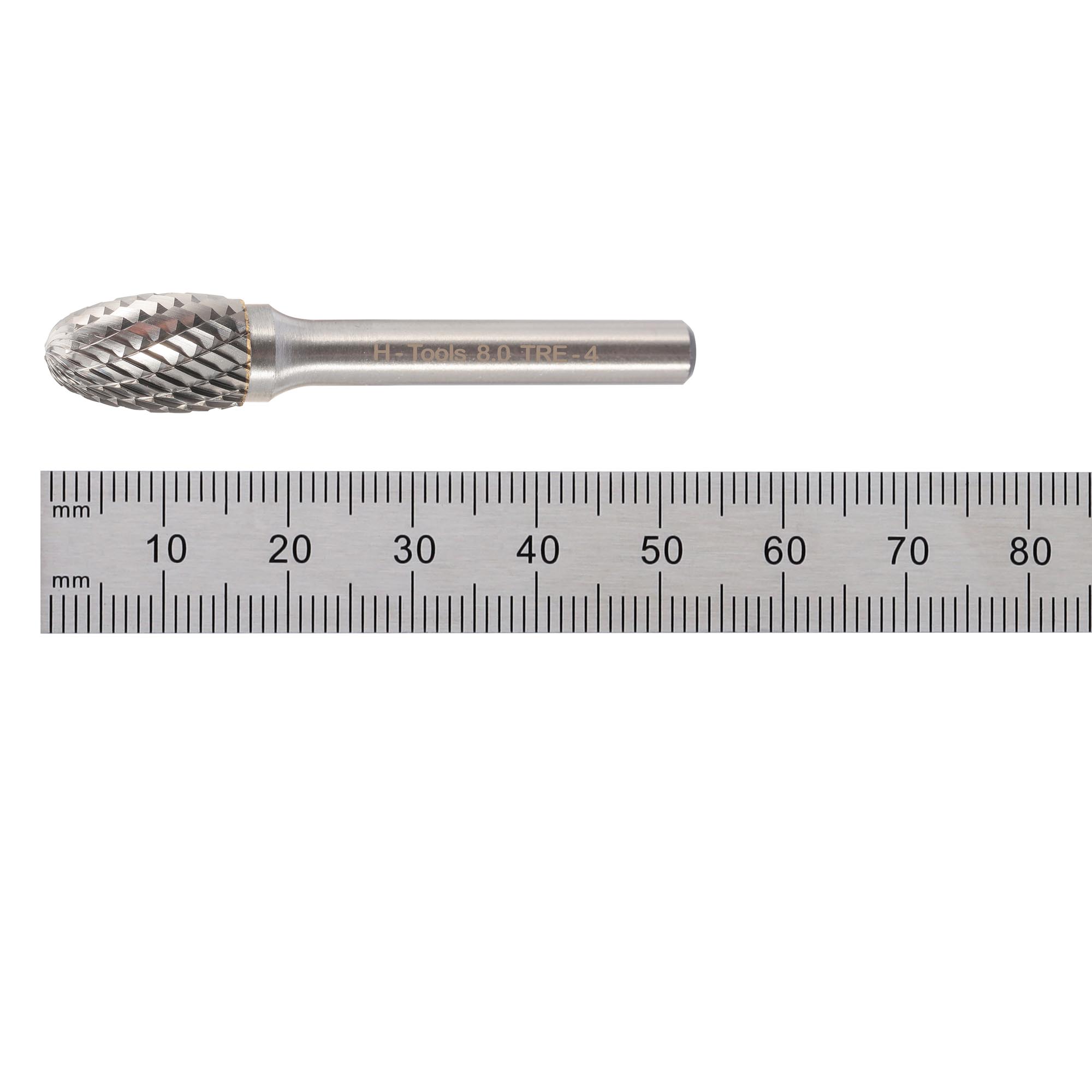 Бор-фреза твердосплавная H-Tools E(TRE) 8,0x13x53x6мм HM 116212HT