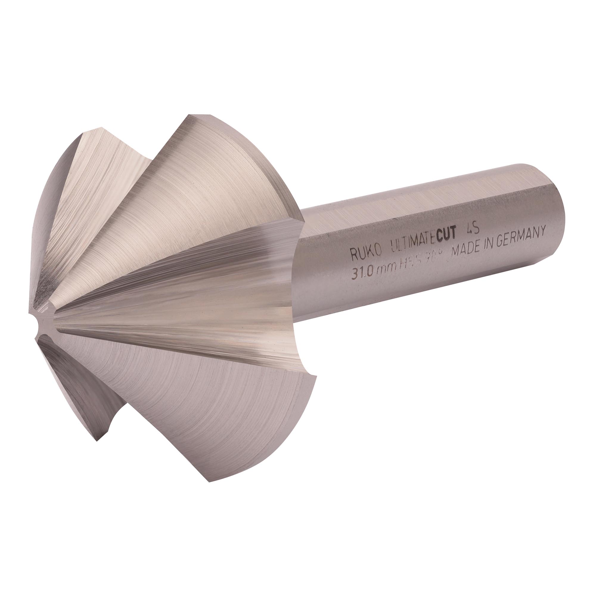 Зенковка по металлу Ruko UltimateCut 4S 90° 31,0мм HSS-G 4z DIN335C L71мм d12мм 102885