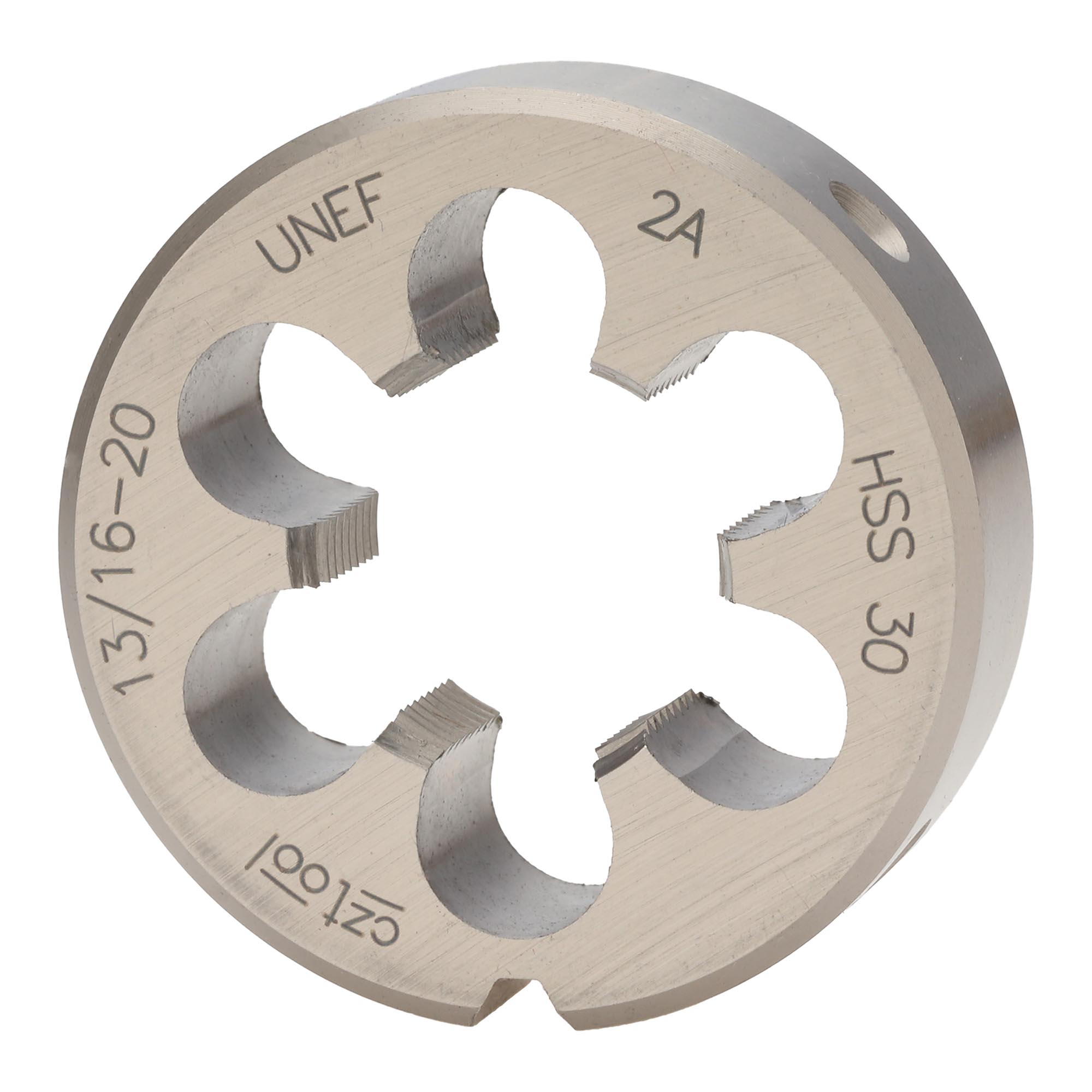 Плашка дюймовая Bucovice Tools UNEF 13/16"-20 HSS DIN EN 22568 2A 45x14мм 248131