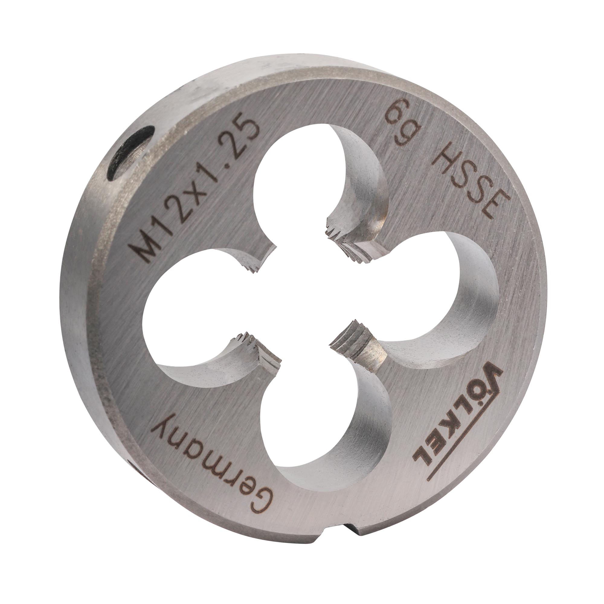 Плашка Volkel М12х1,25 HSSE DIN EN 22568 6g 38х10мм V56446