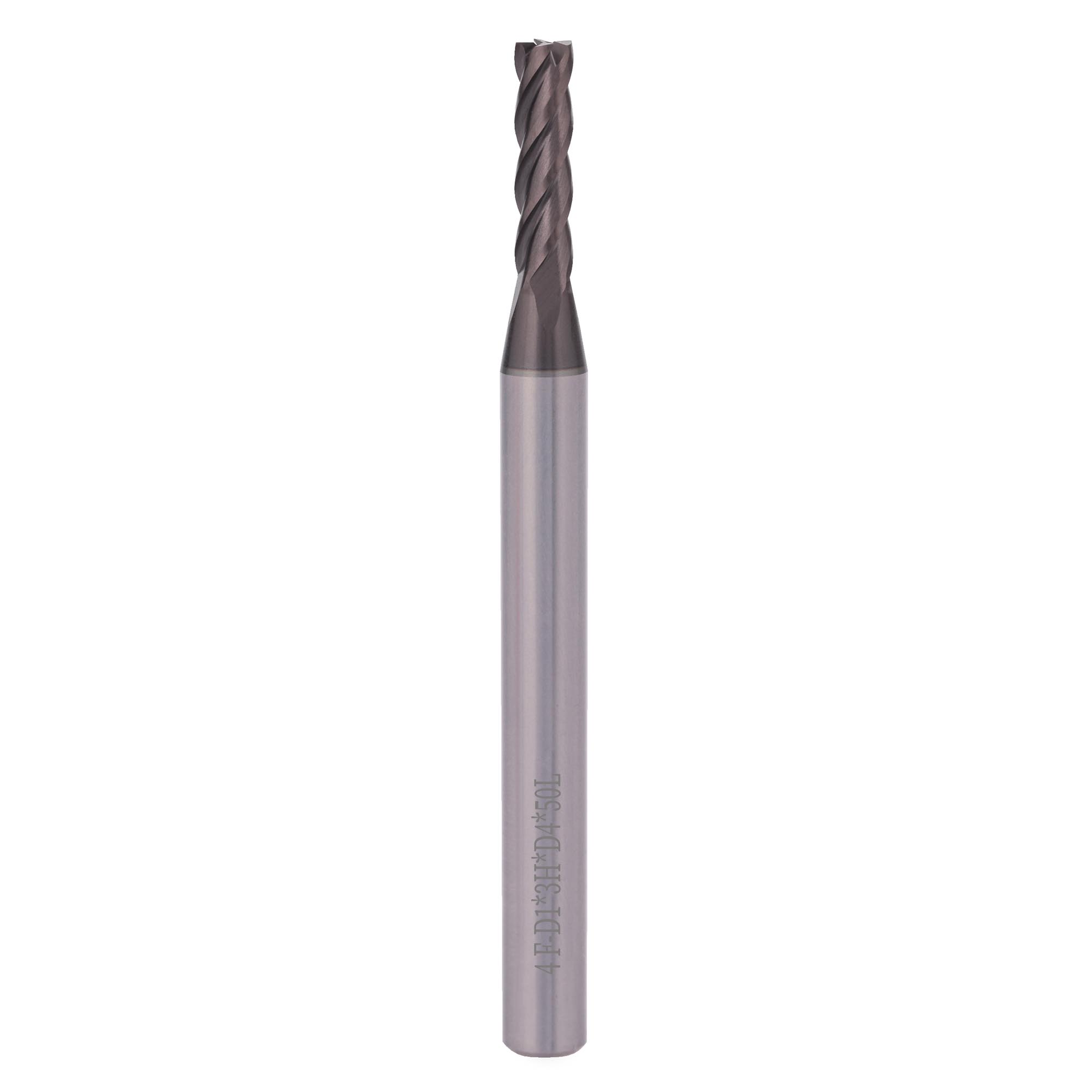 Фреза для нержавеющей стали H-Tools 1,0x50/3мм d04 4z S30 AICrN 6726-010