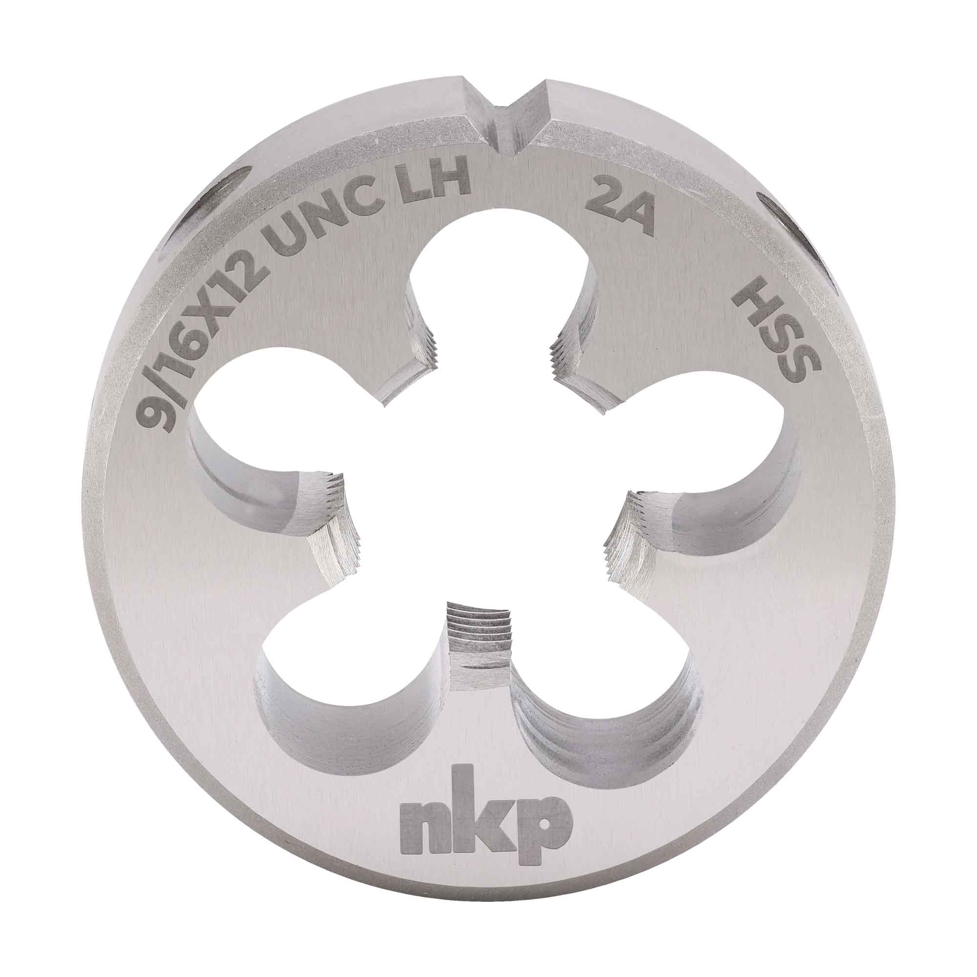 Плашка левая NKP UNC 9/16"-12 HSS DIN EN22568 2A 38x14мм 323224N