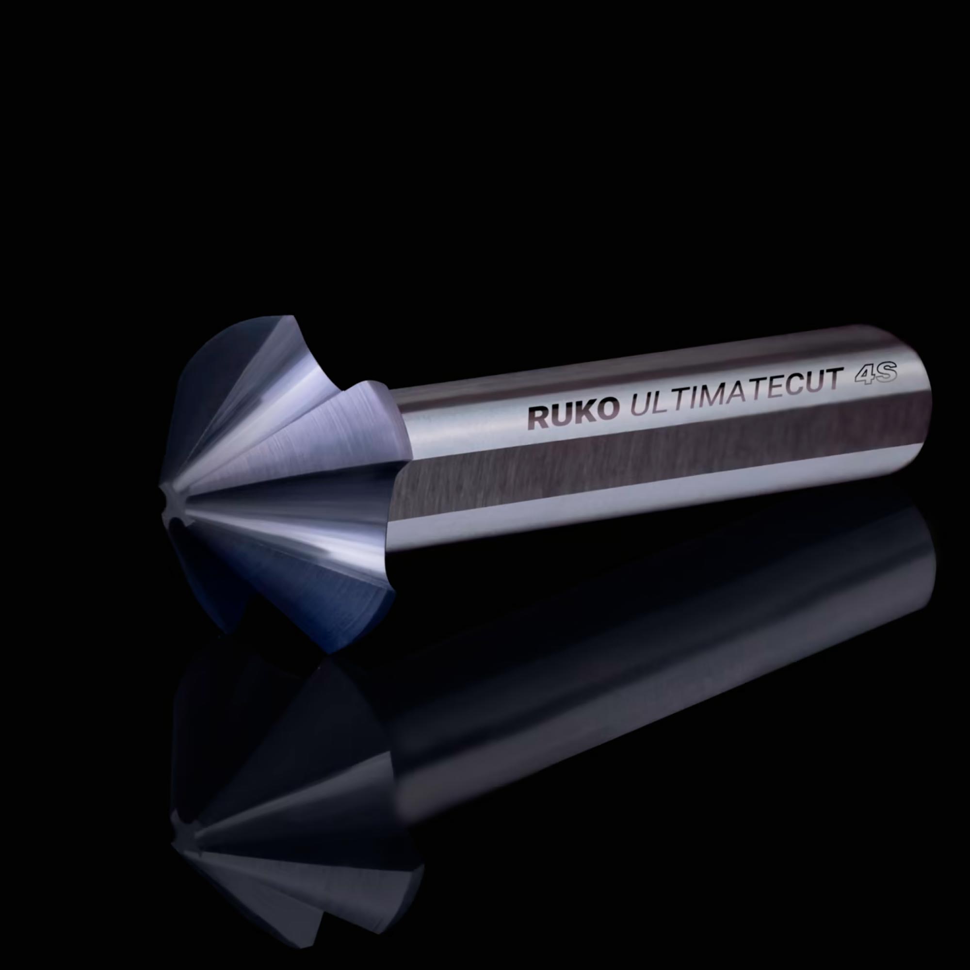 Зенковка по металлу Ruko UltimateCut 4S 90° 23,0мм HSS-G RunaTec 4z DIN335C L67мм d10мм 102882P