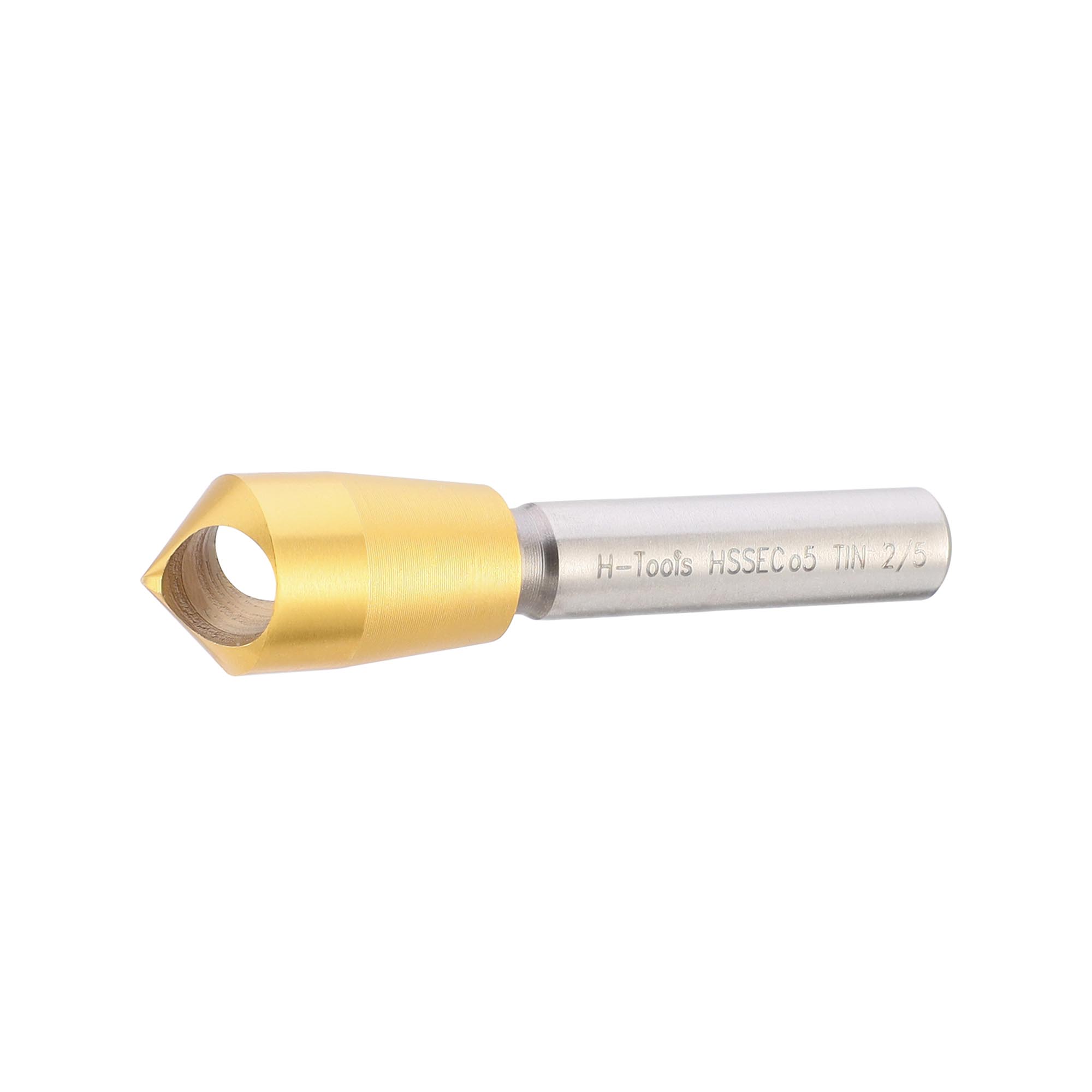Зенковка полая с отверстием H-Tools 90° 10,0мм 2/5 HSSE-Co5 TiN 893005EHT