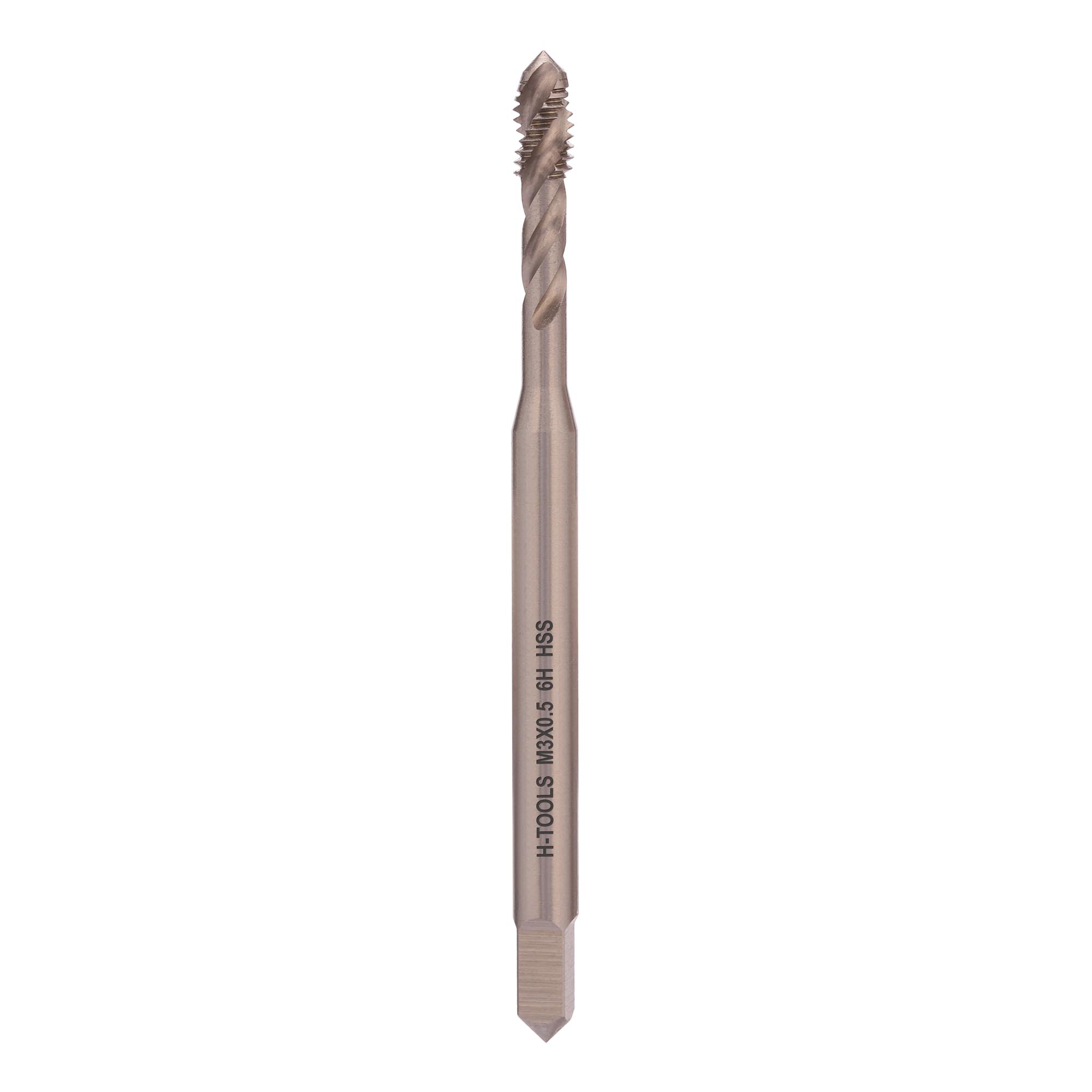 Метчик М 3,0х0,5 (Машинный, винт.) DIN371 HSS-G 6h C/2-3P R35 59мм a=2,7 H-Tools 501100-C2-0030