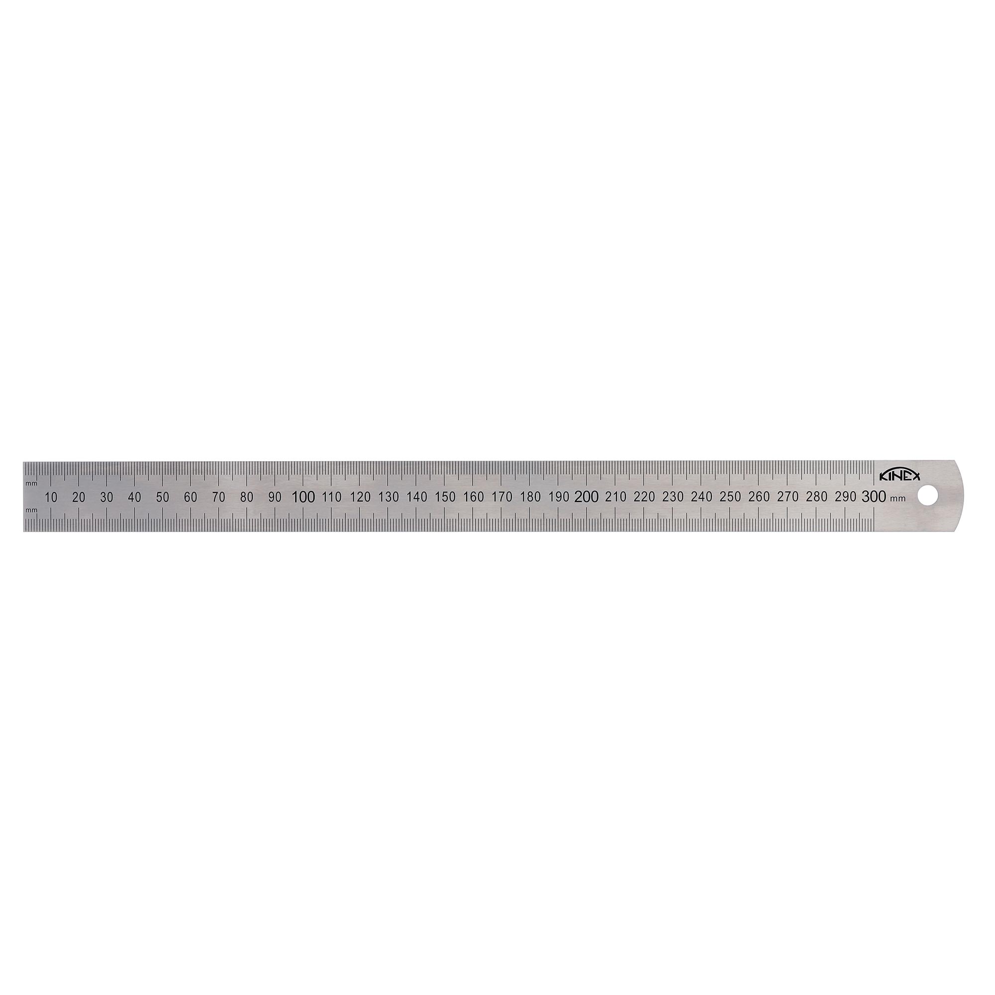 Линейка Kinex K-met 300х25х1,0мм Шкала 1,0мм 1022