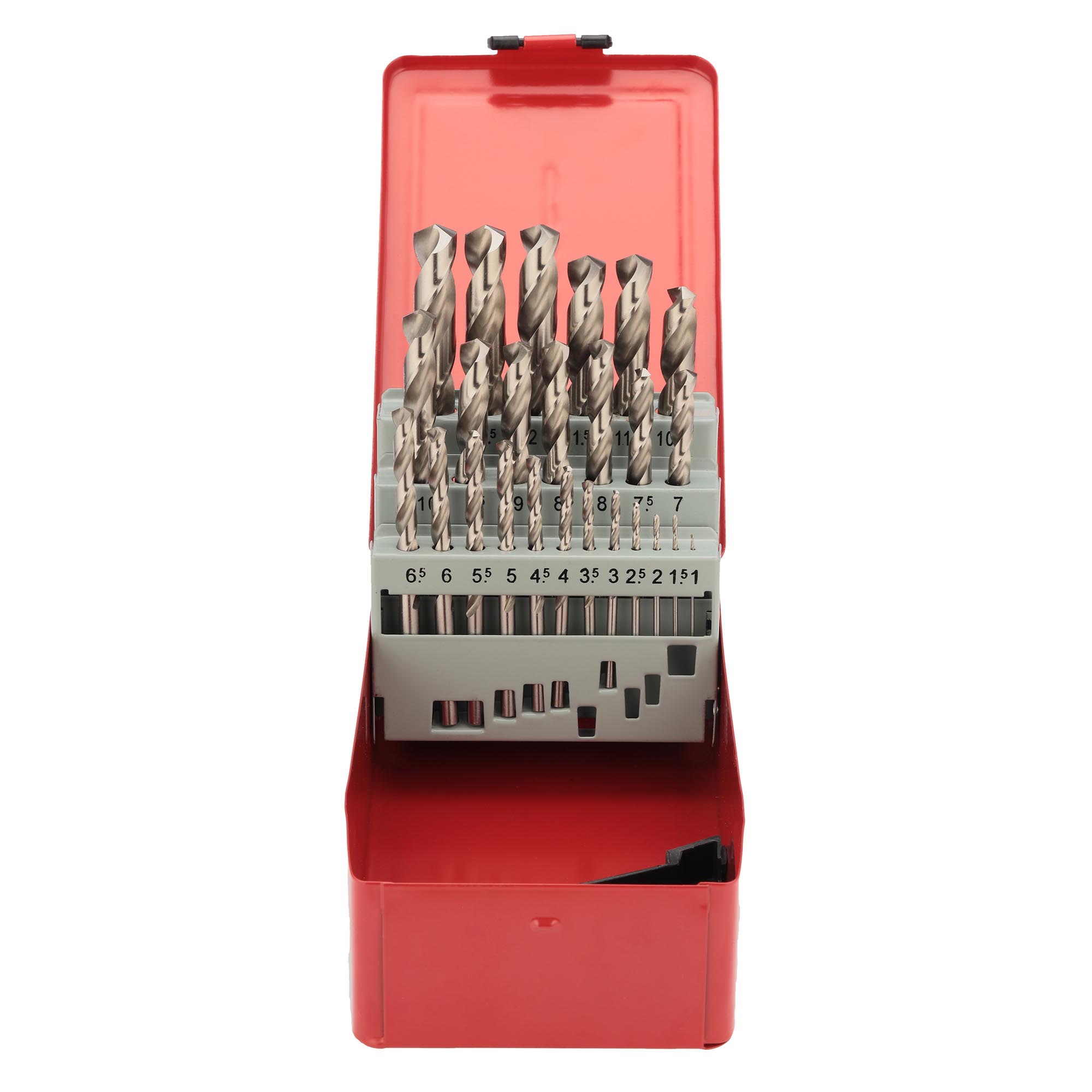 Набор сверл по металлу H-Tools 1-13мм 25шт HSS-G 135° DIN338 214215HT