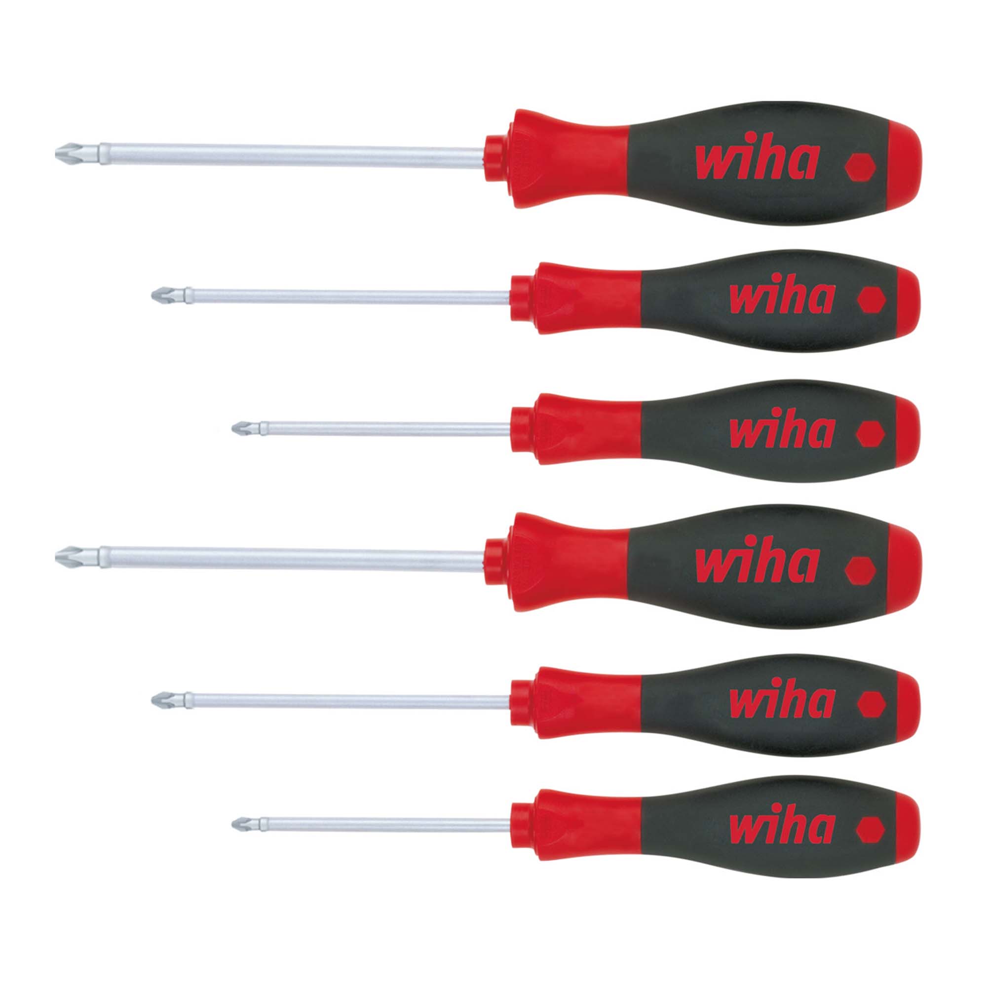 Набор отверток SoftFinish PH/PZ 6пр Wiha 311 26146