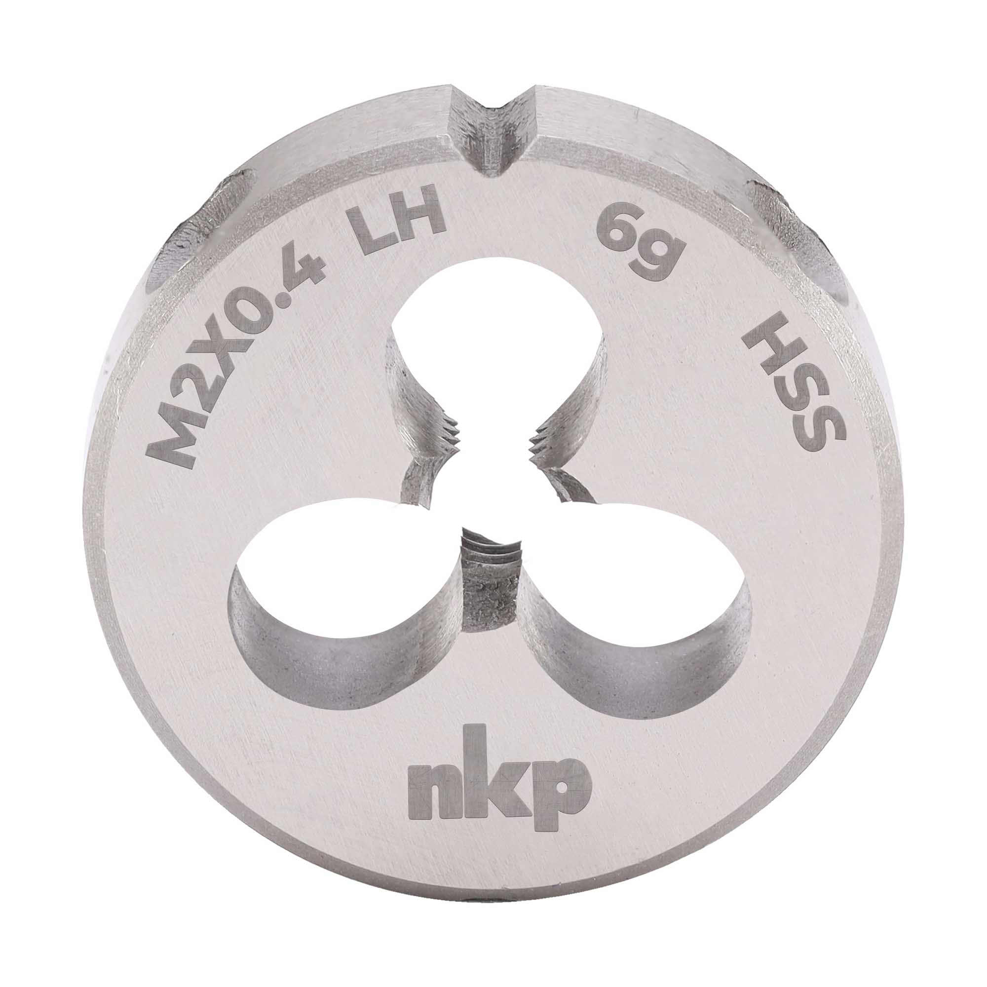 Плашка левая NKP М2х0,4 DINEN22568 HSS 6g 16х5мм 250020N