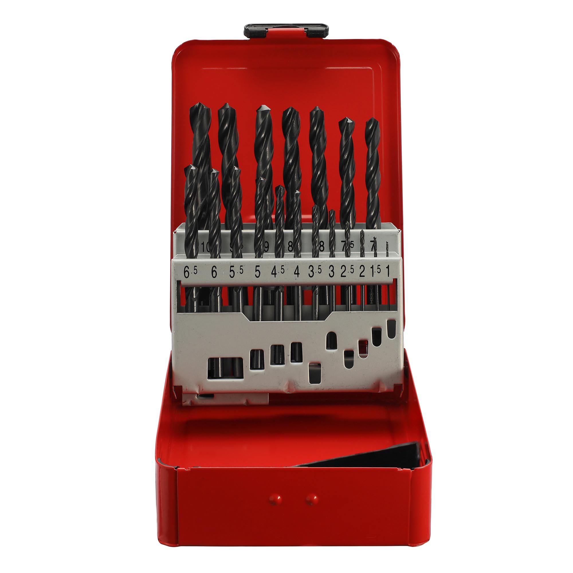 Набор сверл по металлу H-Tools Pro 1-10мм 19шт HSS-R 118° DIN338 205212PRO