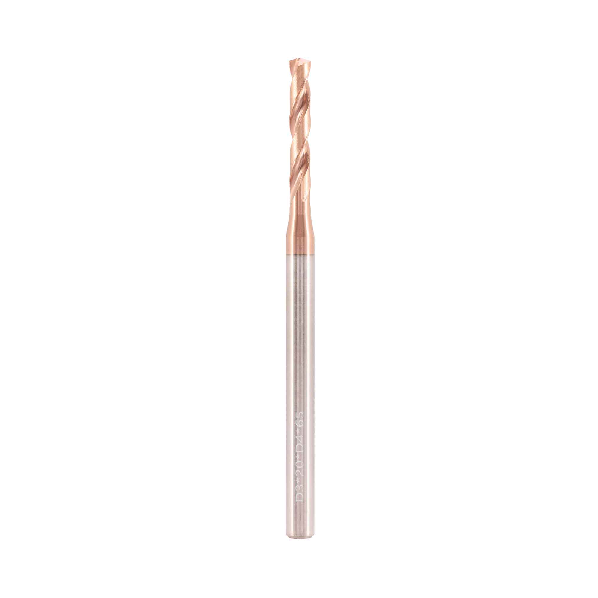 Сверло твердосплавное 3,0x65/20мм d04 VHM TiSiN 140° 60HRC BSKT BSE066D004-3