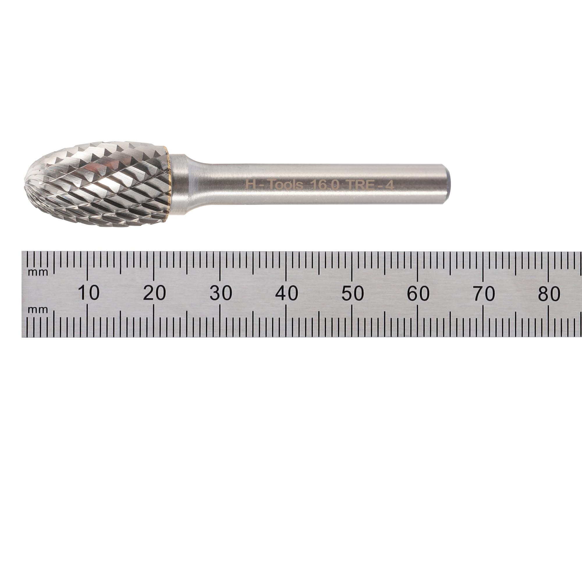 Бор-фреза твердосплавная H-Tools E(TRE) 16,0x25x65x6мм HM 116215HT