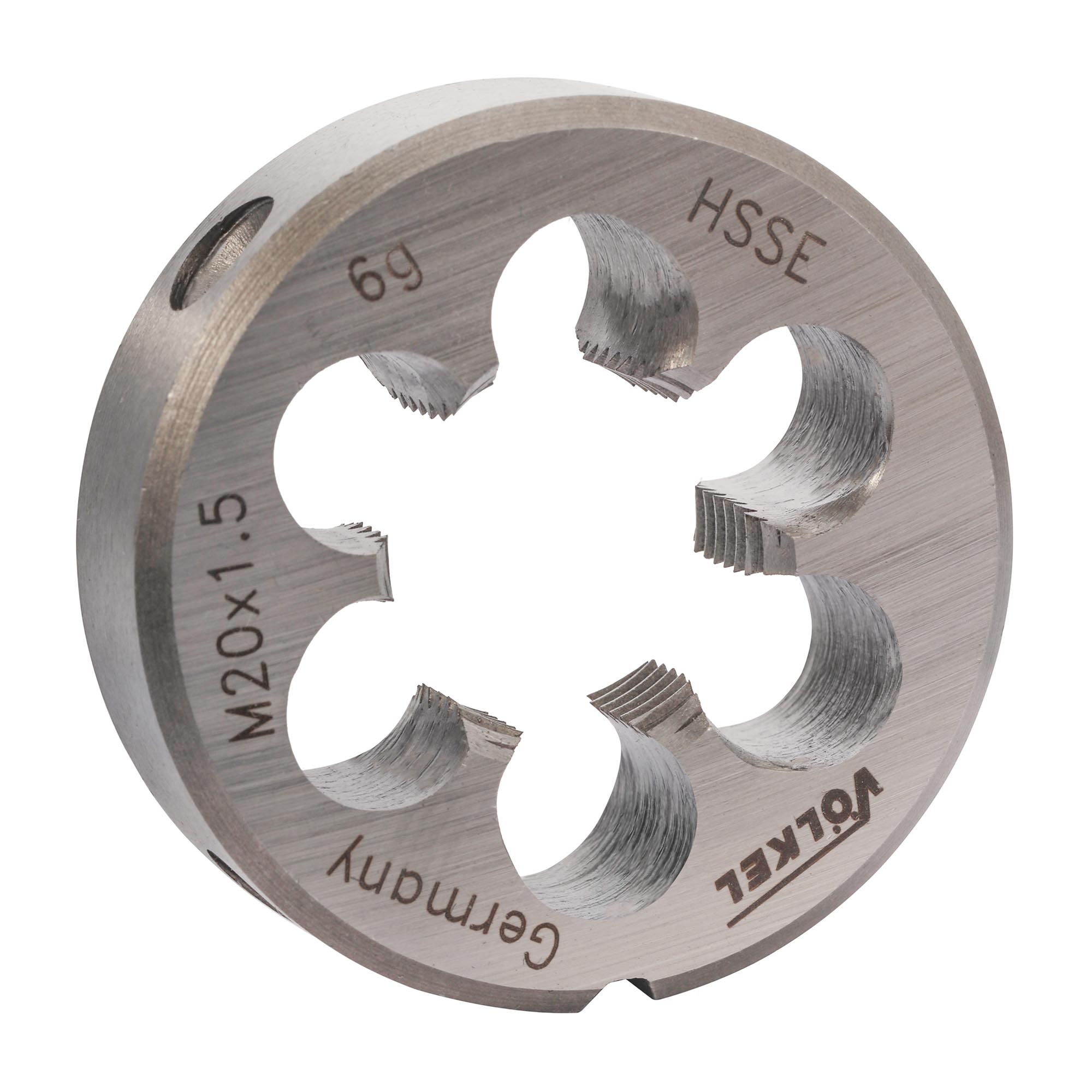 Плашка Volkel М20х1,5 HSSE DIN EN 22568 6g 45х14мм V56484