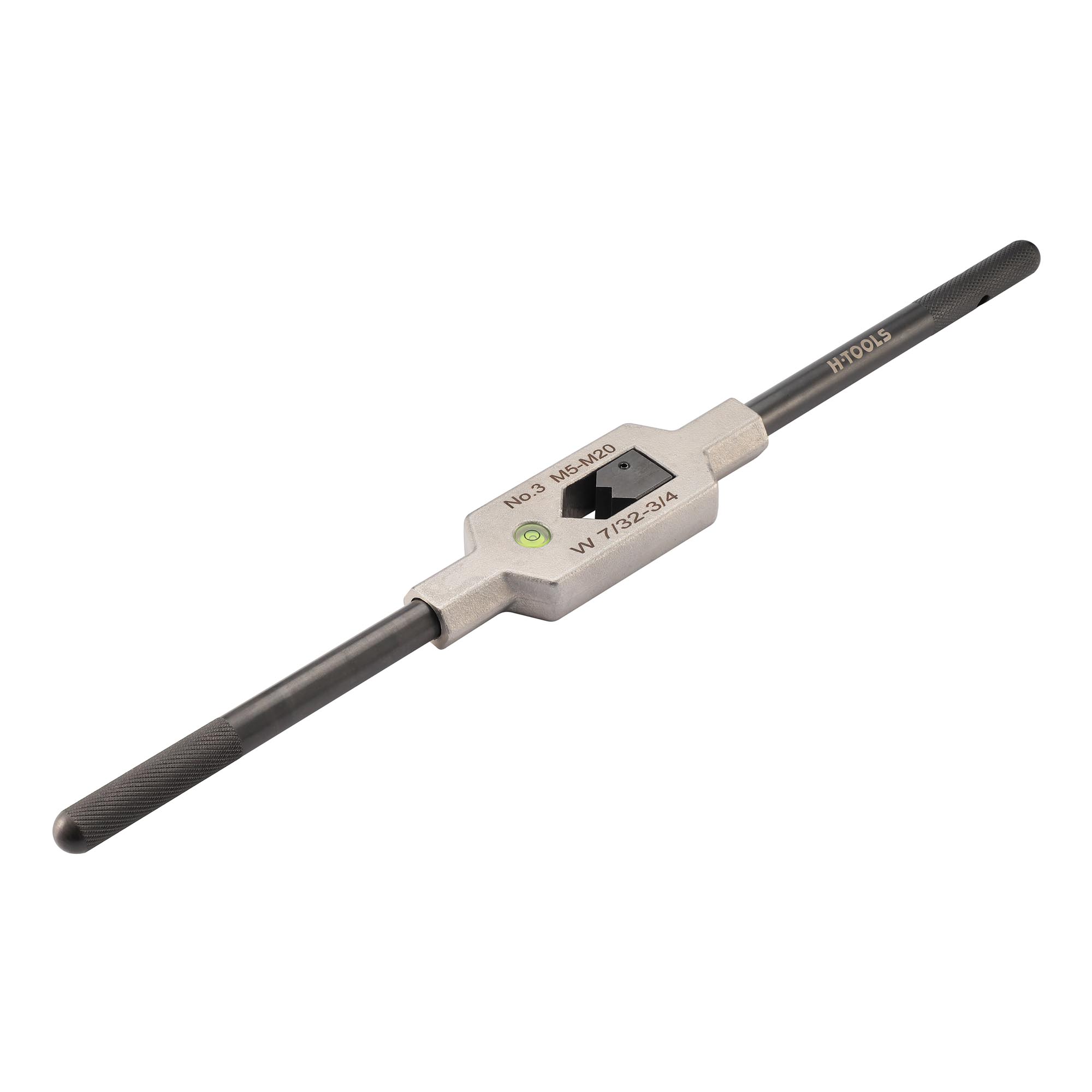 Метчикодержатель с уровнем H-Tools M5-M20 370мм DIN1814 INOX 08802060