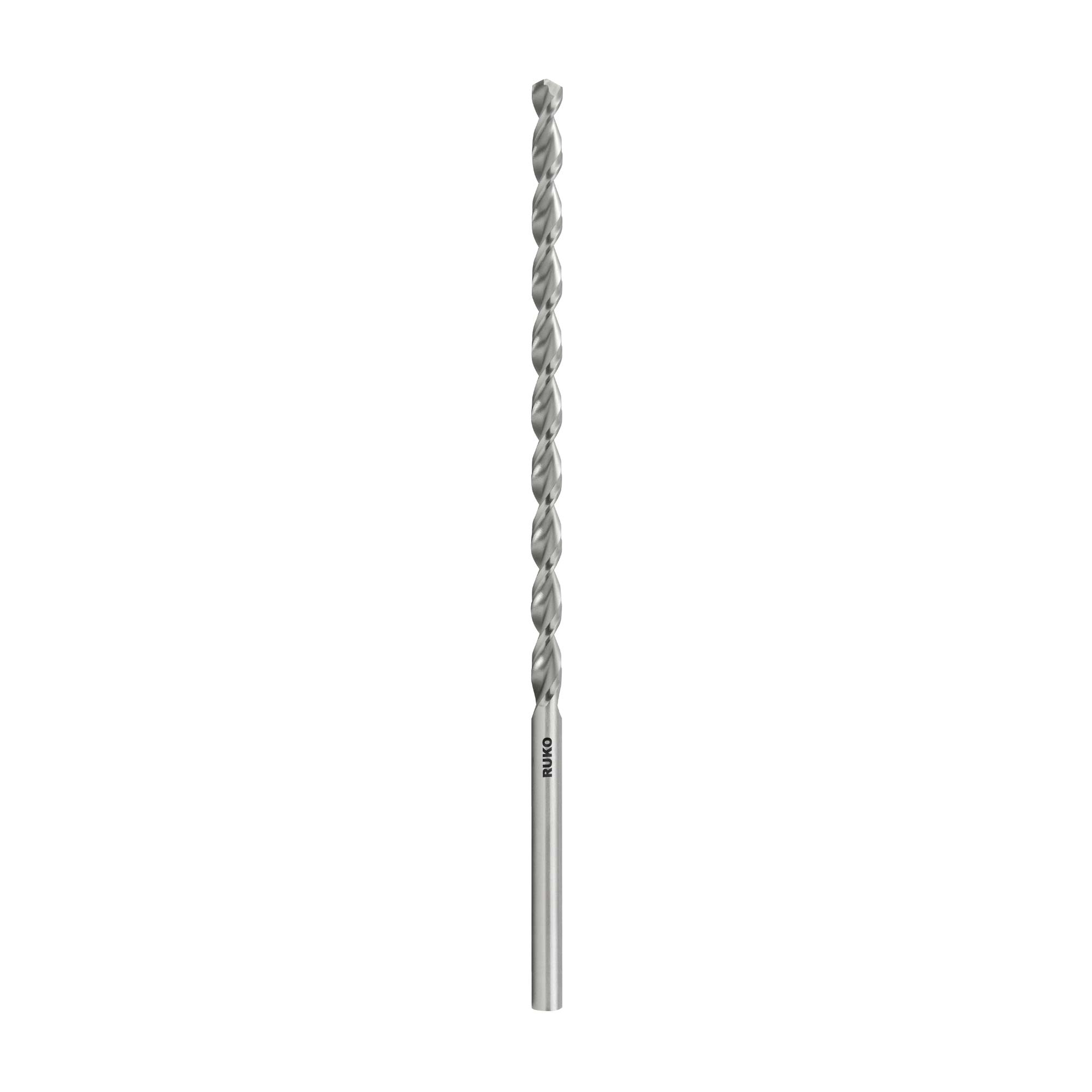 Сверло удлиненное по металлу TL3000 Ruko 11,5x365/250мм DIN1869 HSS-G h8 15xD 130° 255115