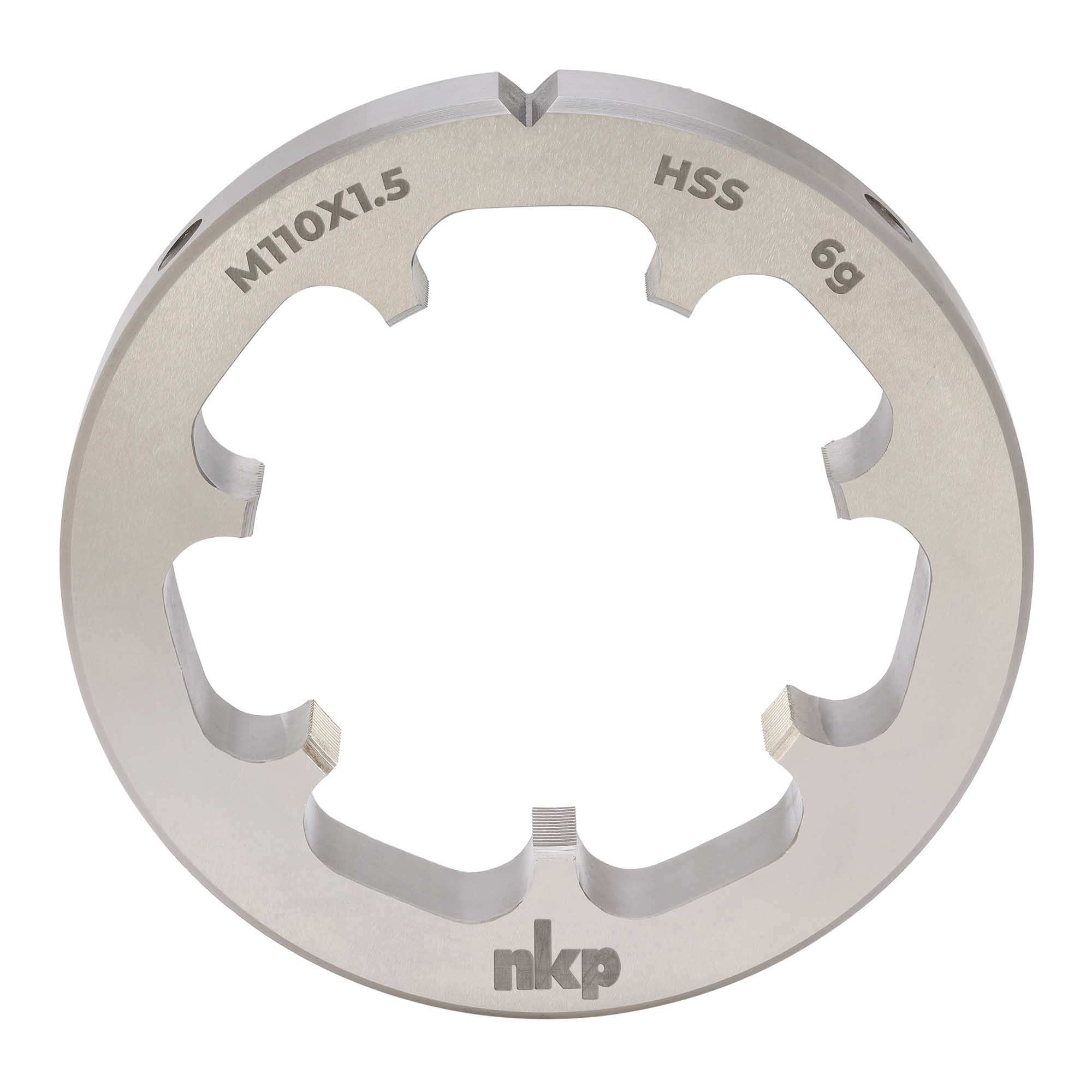 Плашка NKP М110х1,5 DINEN22568 HSS 6g 160х25мм 2401101N