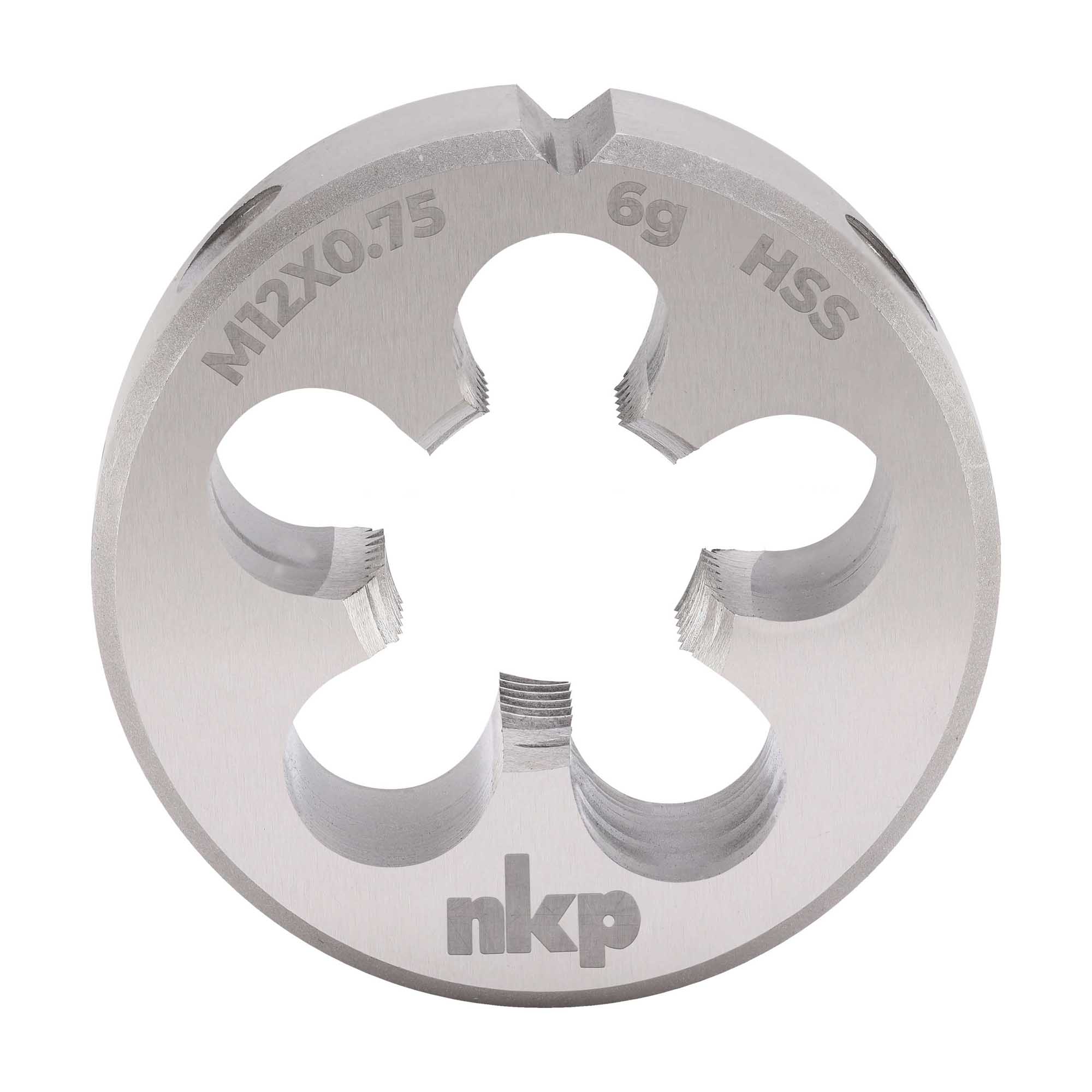 Плашка NKP М12х0,75 DINEN22568 HSS 6g 38х10мм 240124N