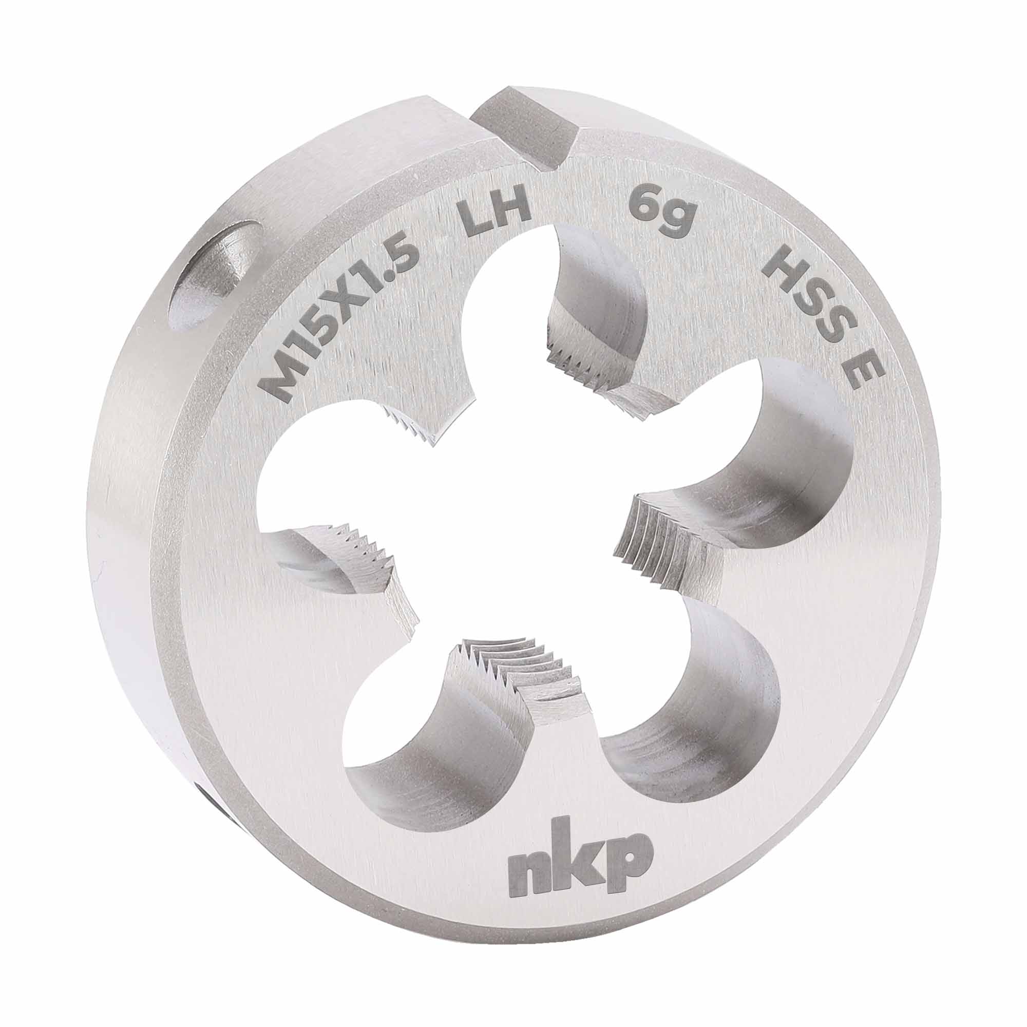 Плашка левая NKP М15х1,5 DINEN22568 HSSE 6g 38х10мм 294152N