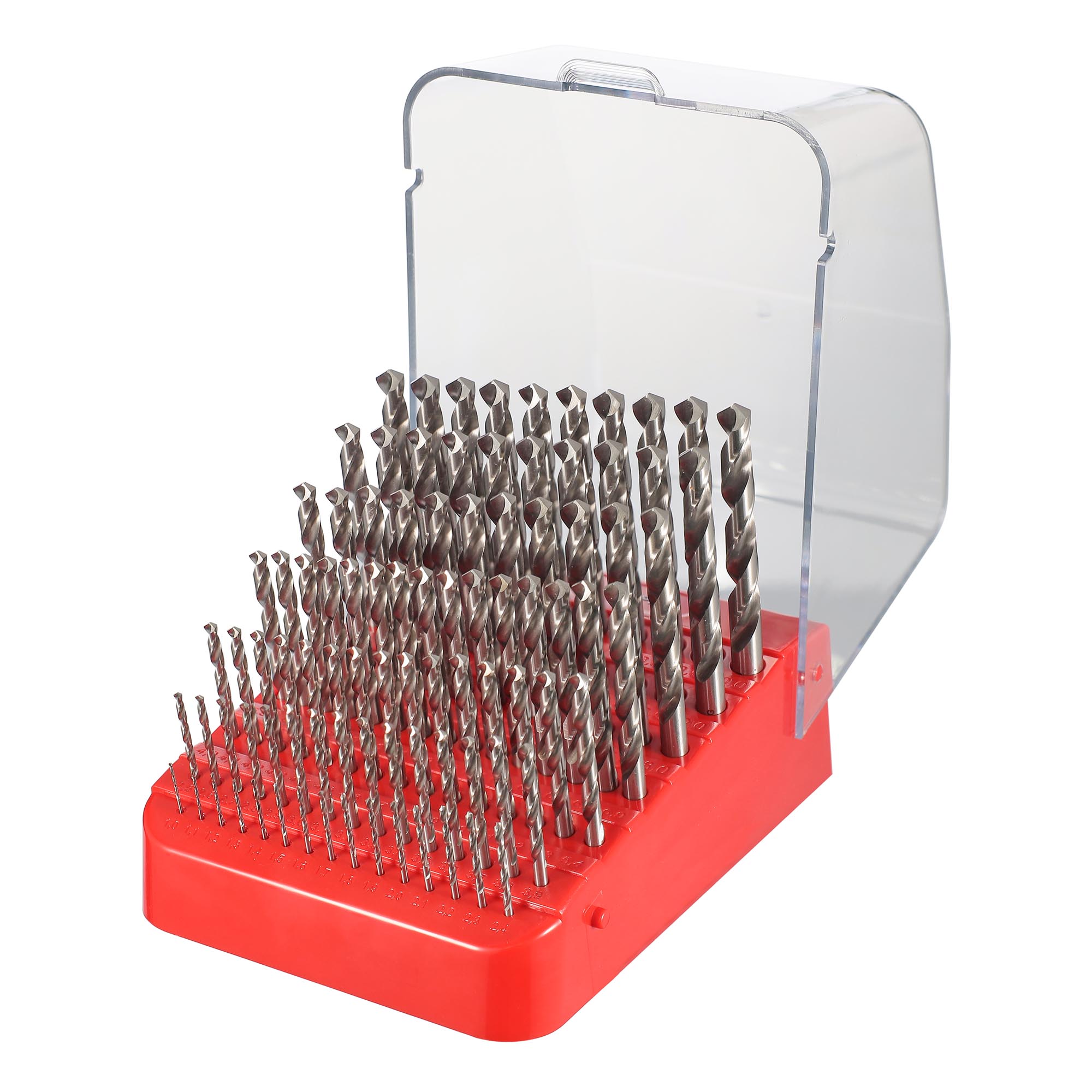 Набор сверл по металлу H-Tools PRO 1-13мм 121шт HSS-G 118° DIN338 214224PRO
