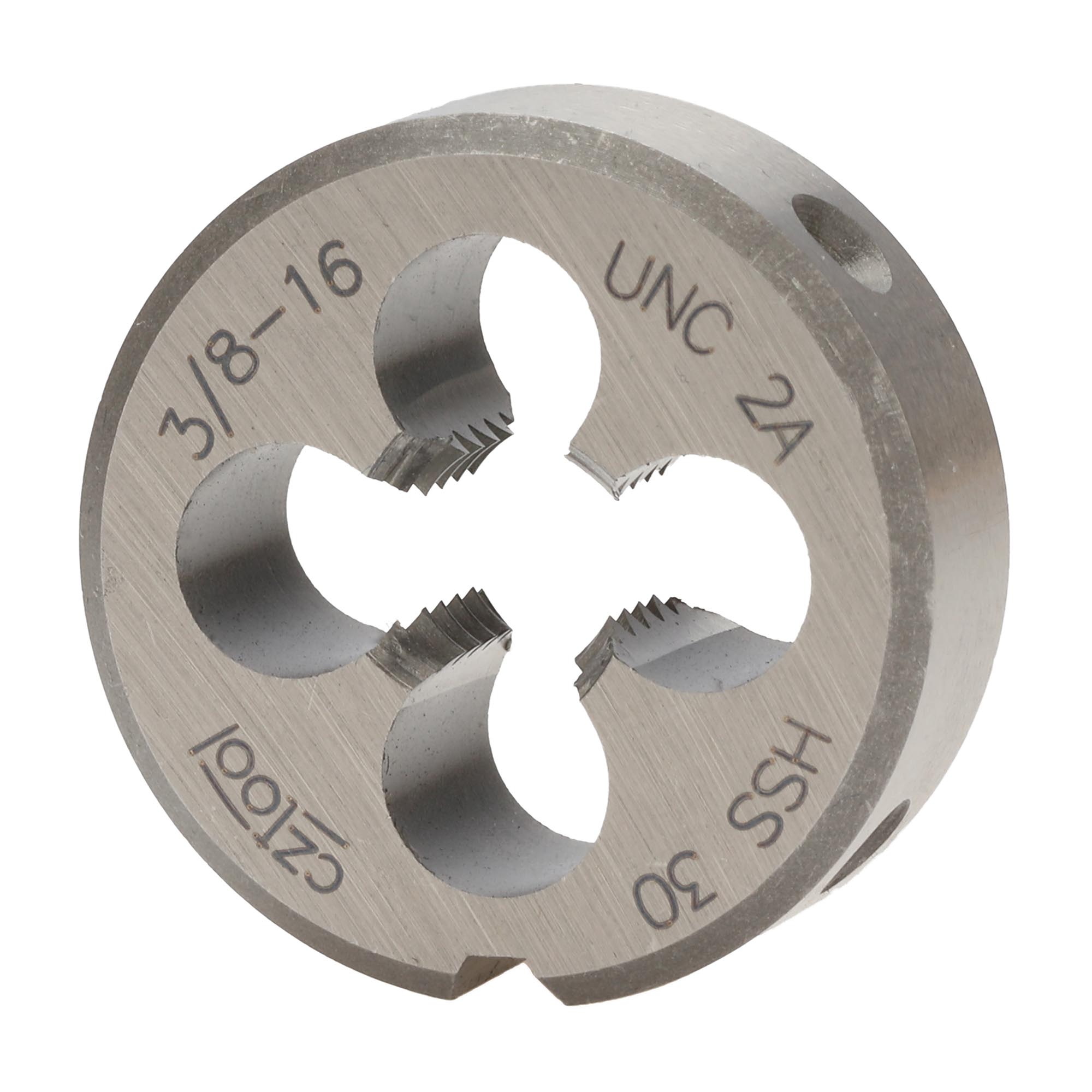 Плашка дюймовая Bucovice Tools UNC 3/8"-16 HSS DIN EN 22568 2A 30x11мм 245380BT