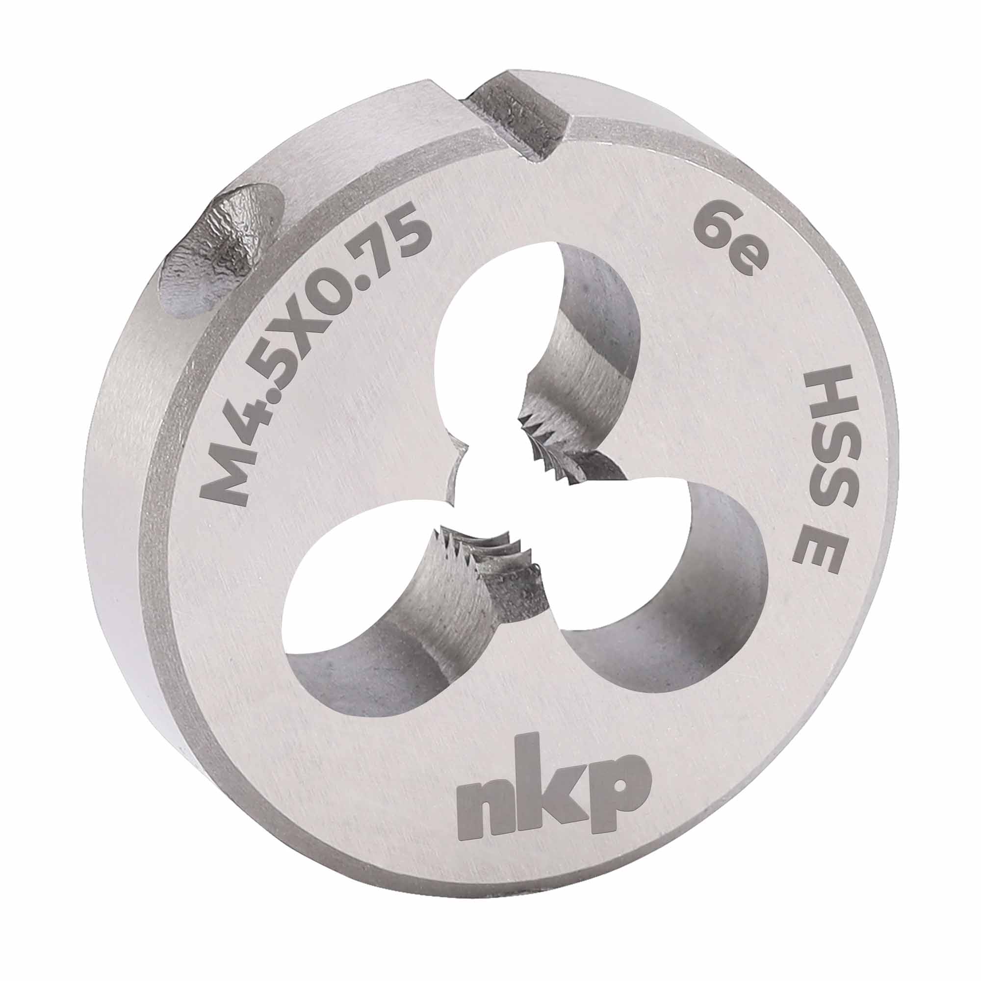 Плашка NKP М4,5х0,75 DINEN22568 HSSE 6e 20х7мм 289045N