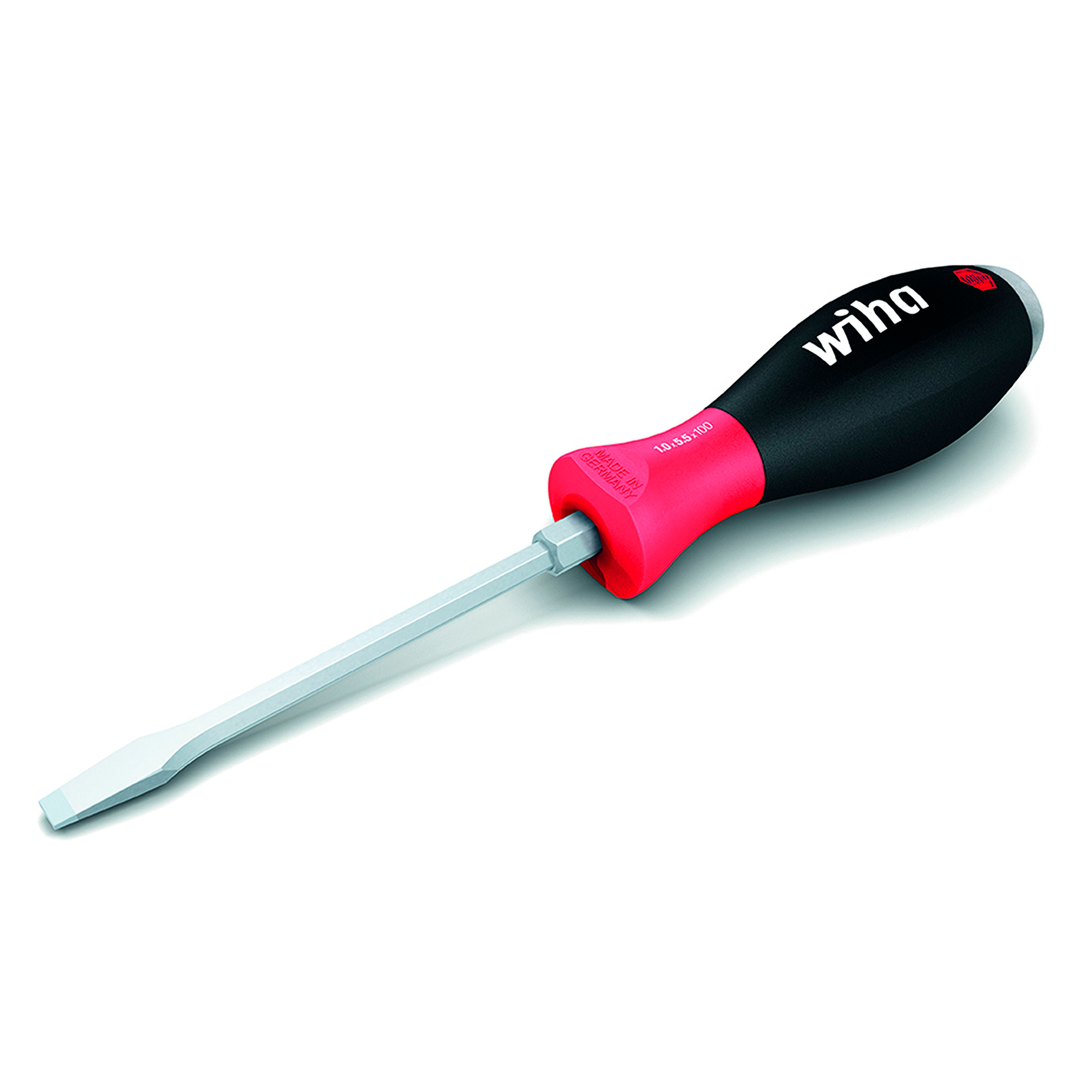 Отвертка SoftFinish SL4,5х0,8х90мм (Ударная) Wiha 530 03224
