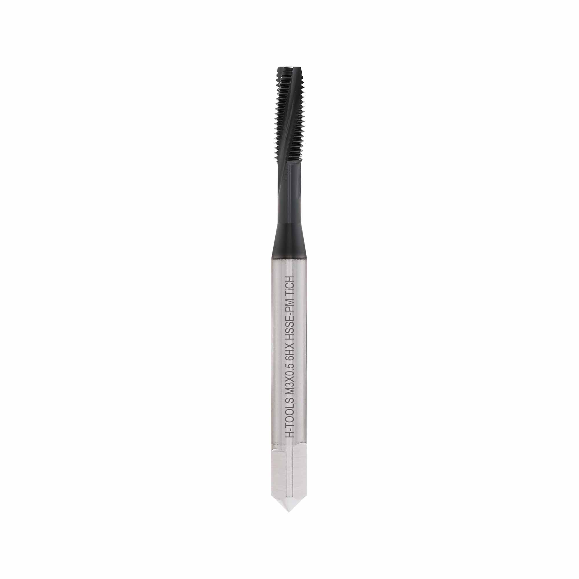Метчик винтовой для Титана H-Tools М3х0,5 DIN371 HSSEPM-TiCN 6HX C/2-3P R15 SC512501Ti