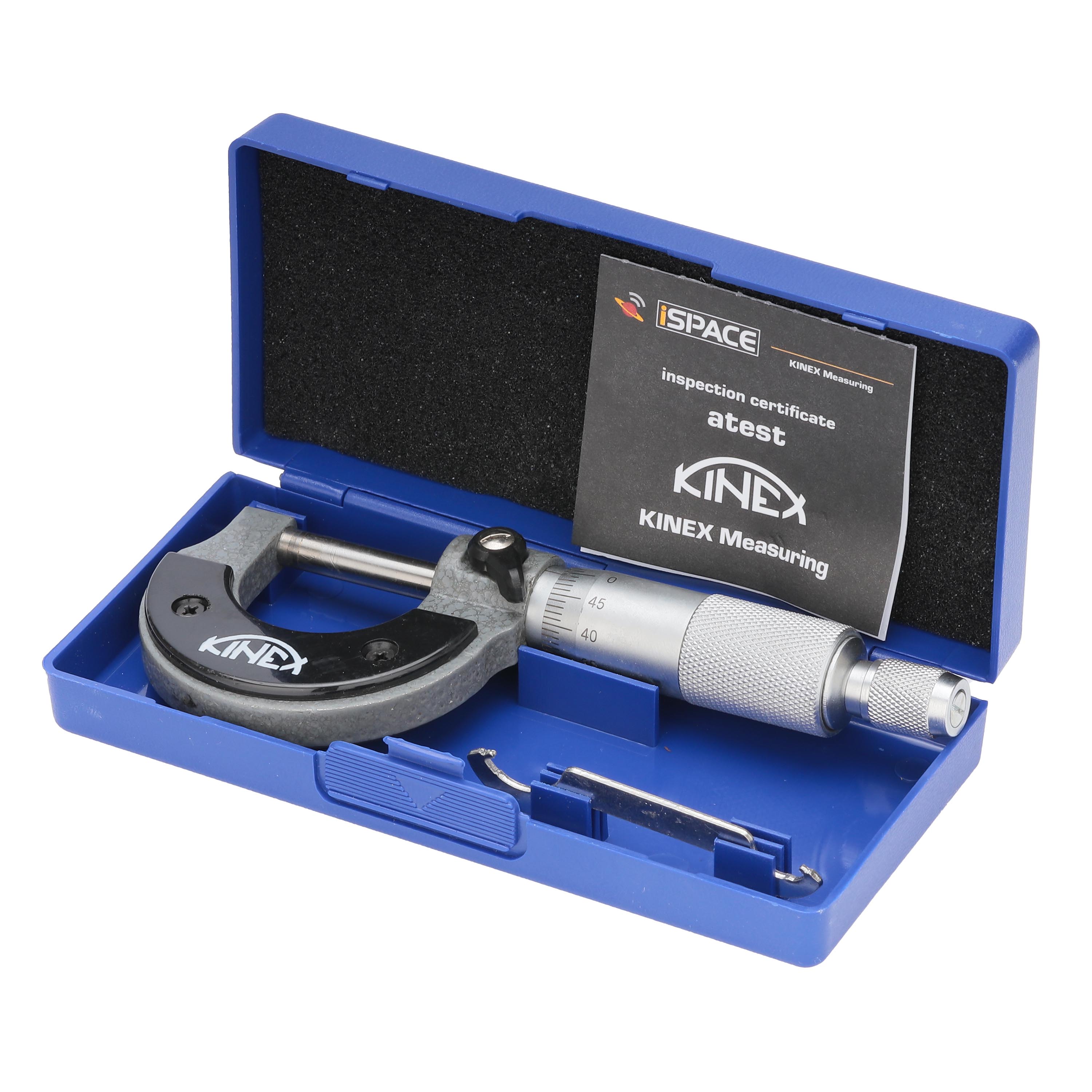 Микрометр Kinex МК 0-25мм DIN863 0,01мм 7002