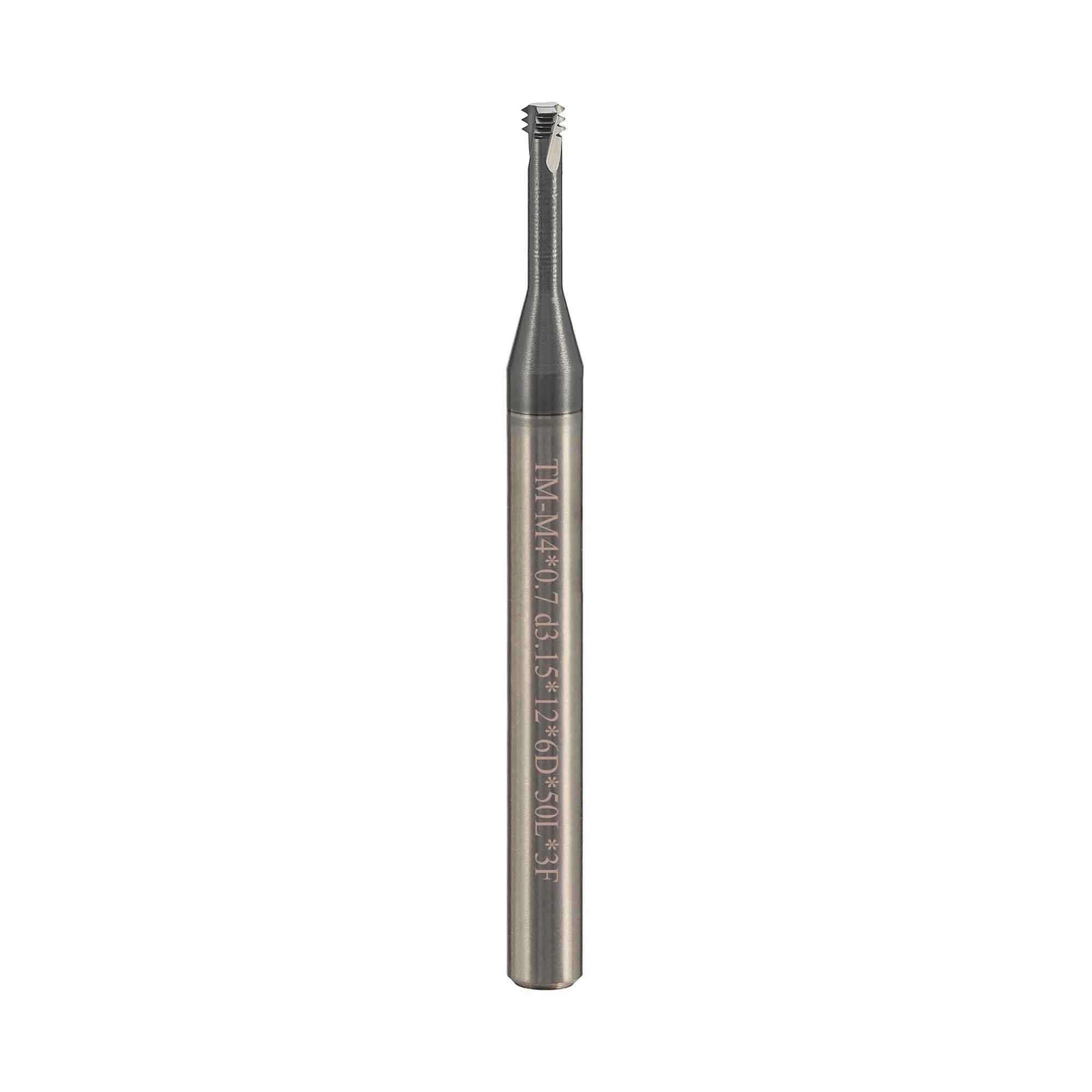 Резьбофреза 3 витковая М 4,0х0,7 52Hrc AlCrN 3xD 3F 60° BSKT BSE035S018