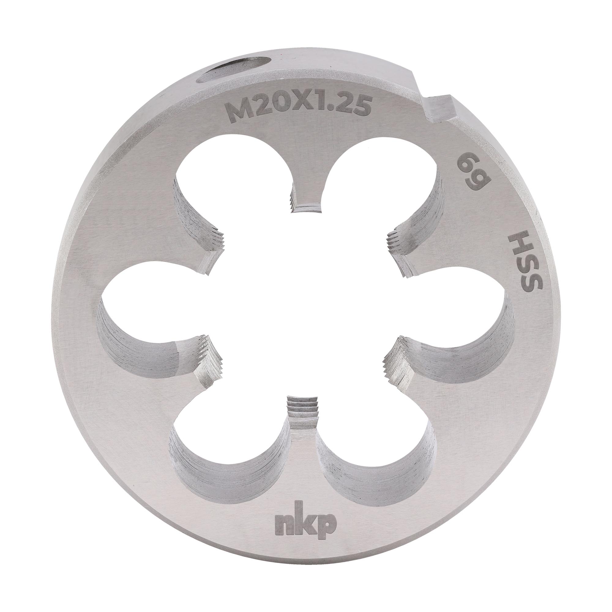 Плашка NKP М20х1,25 DINEN22568 HSS 6g 45х14мм 240206N