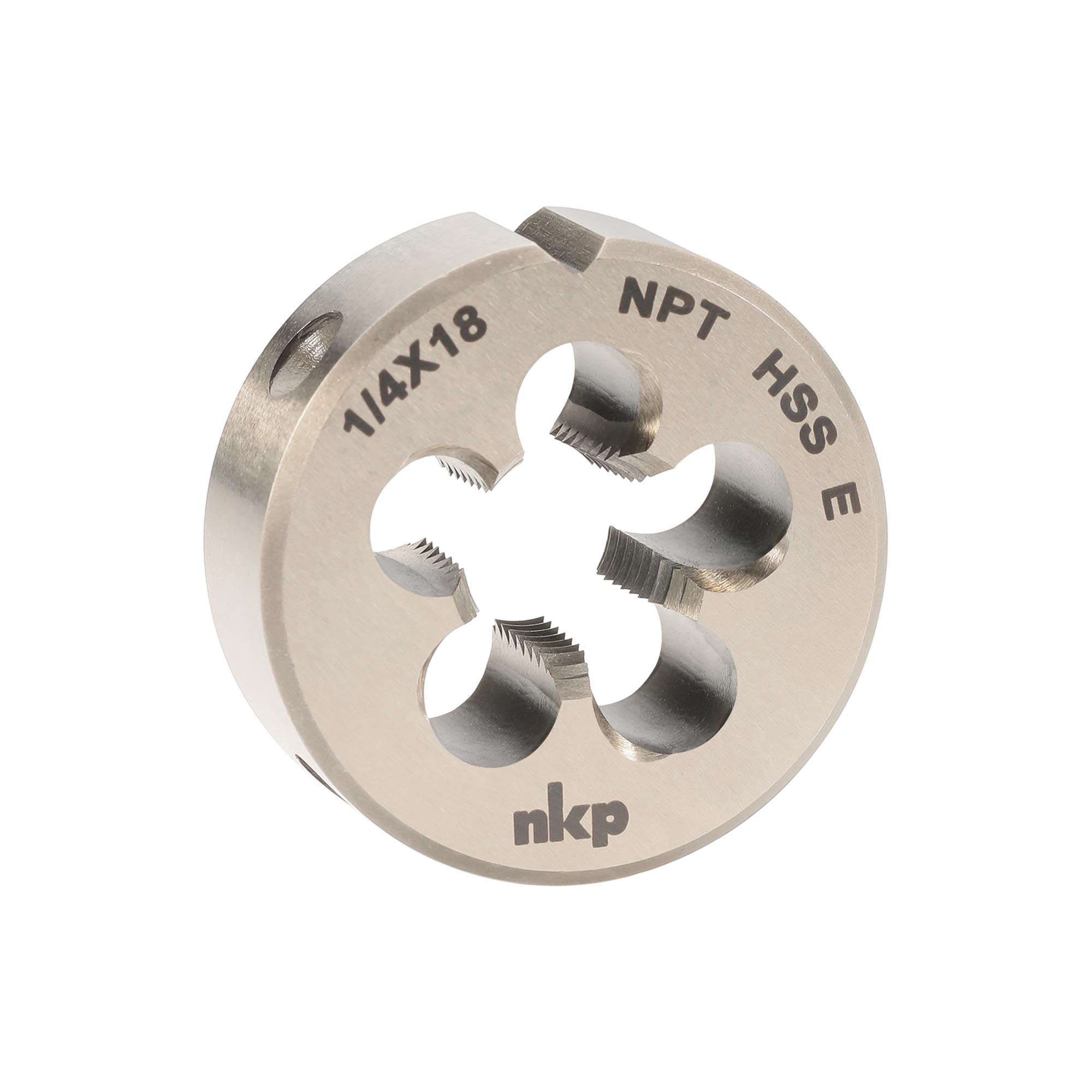 Плашка коническая NKP NPT 1/4"-18 HSSE DIN EN 24230 38x14мм 121001-N1-4627