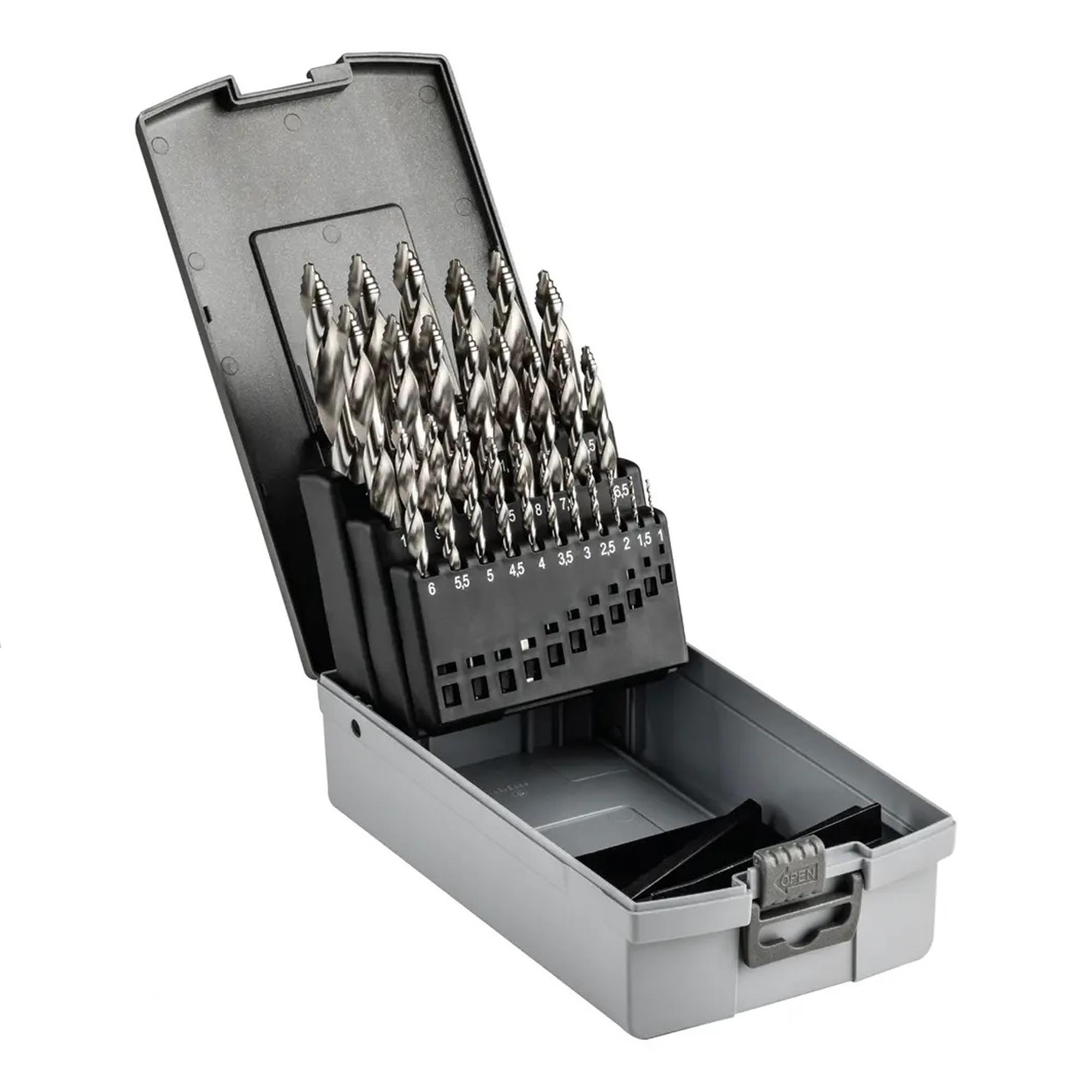 Набор сверл по металлу Ruko 1-13мм 25шт HSS-G FlowSTEP DIN338 259215RO