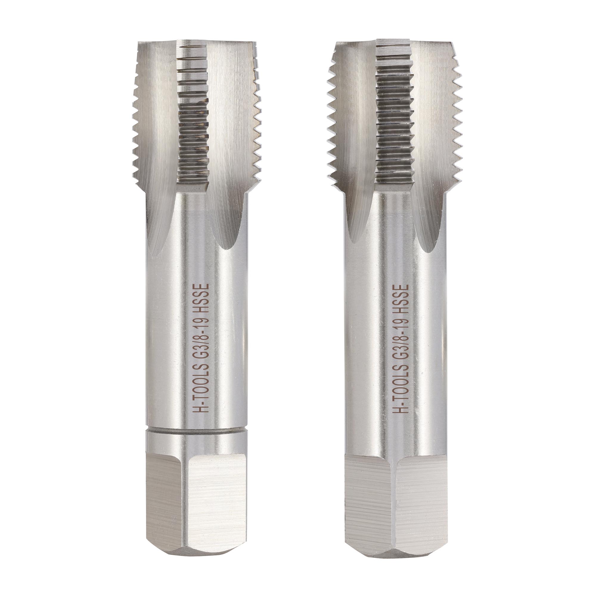 Набор метчиков 2шт H-Tools HSSE DIN5157 G 3/8"-19 55316EHT