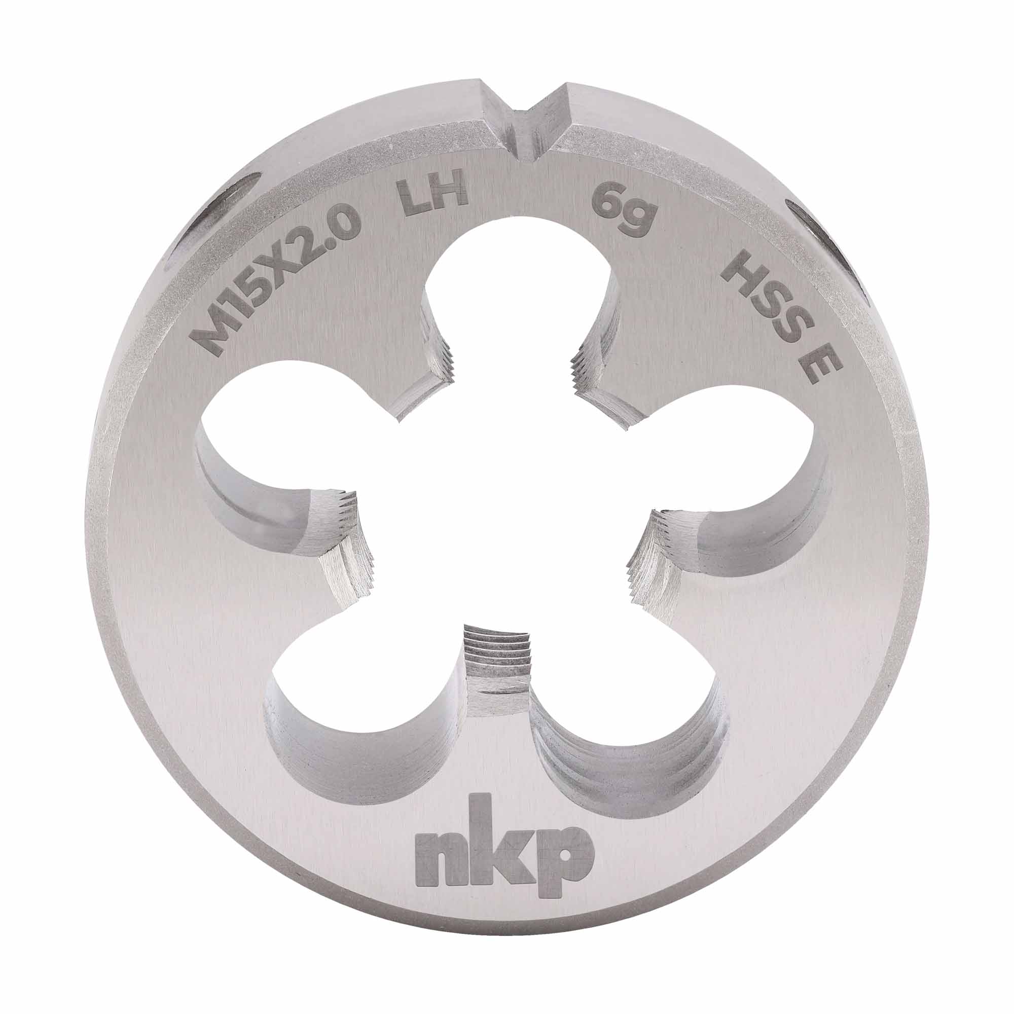 Плашка левая NKP М15х2,0 DINEN22568 HSSE 6g 38х14мм 294151N