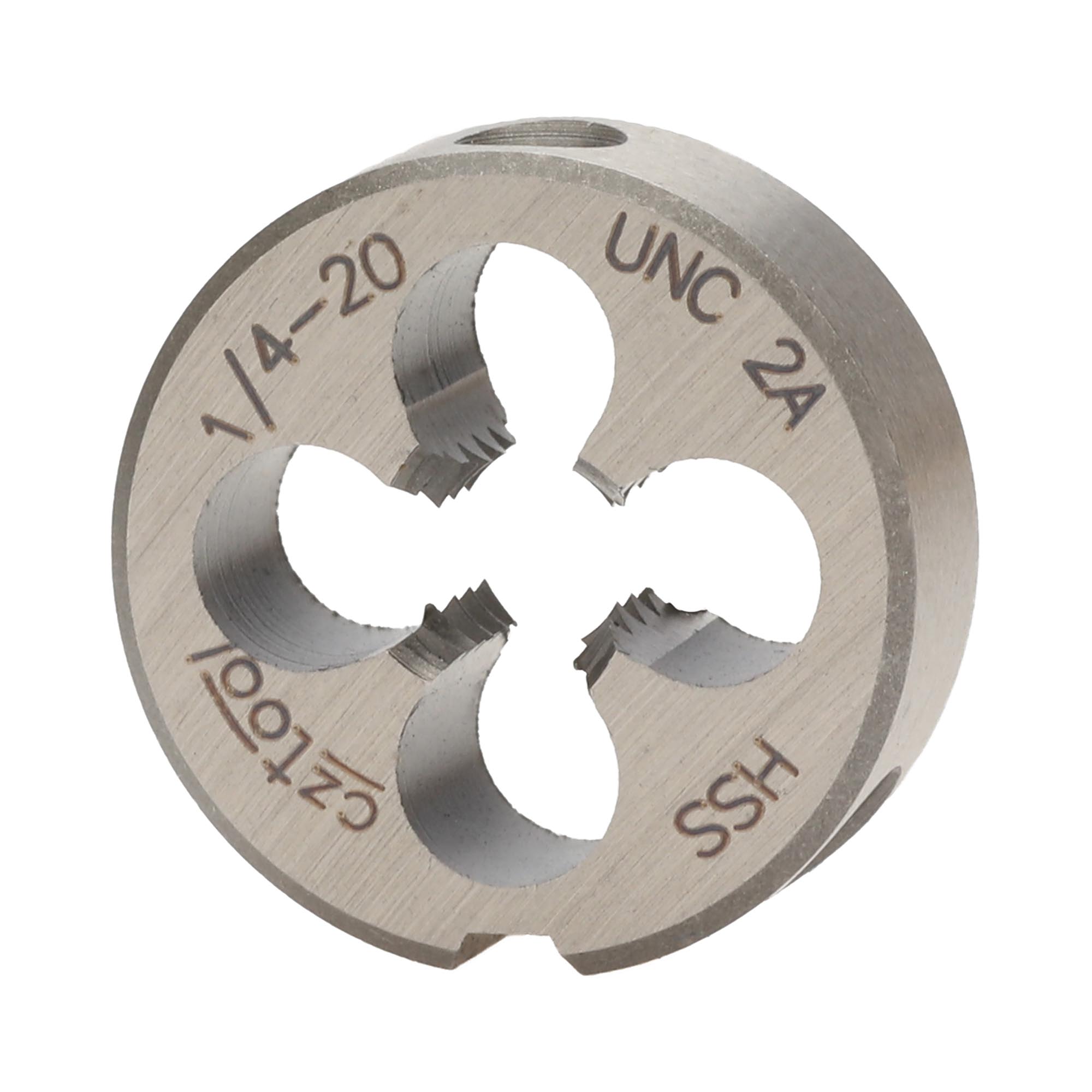 Плашка дюймовая Bucovice Tools UNC 1/4"-20 HSS DIN EN 22568 2A 20x7мм 245140BT