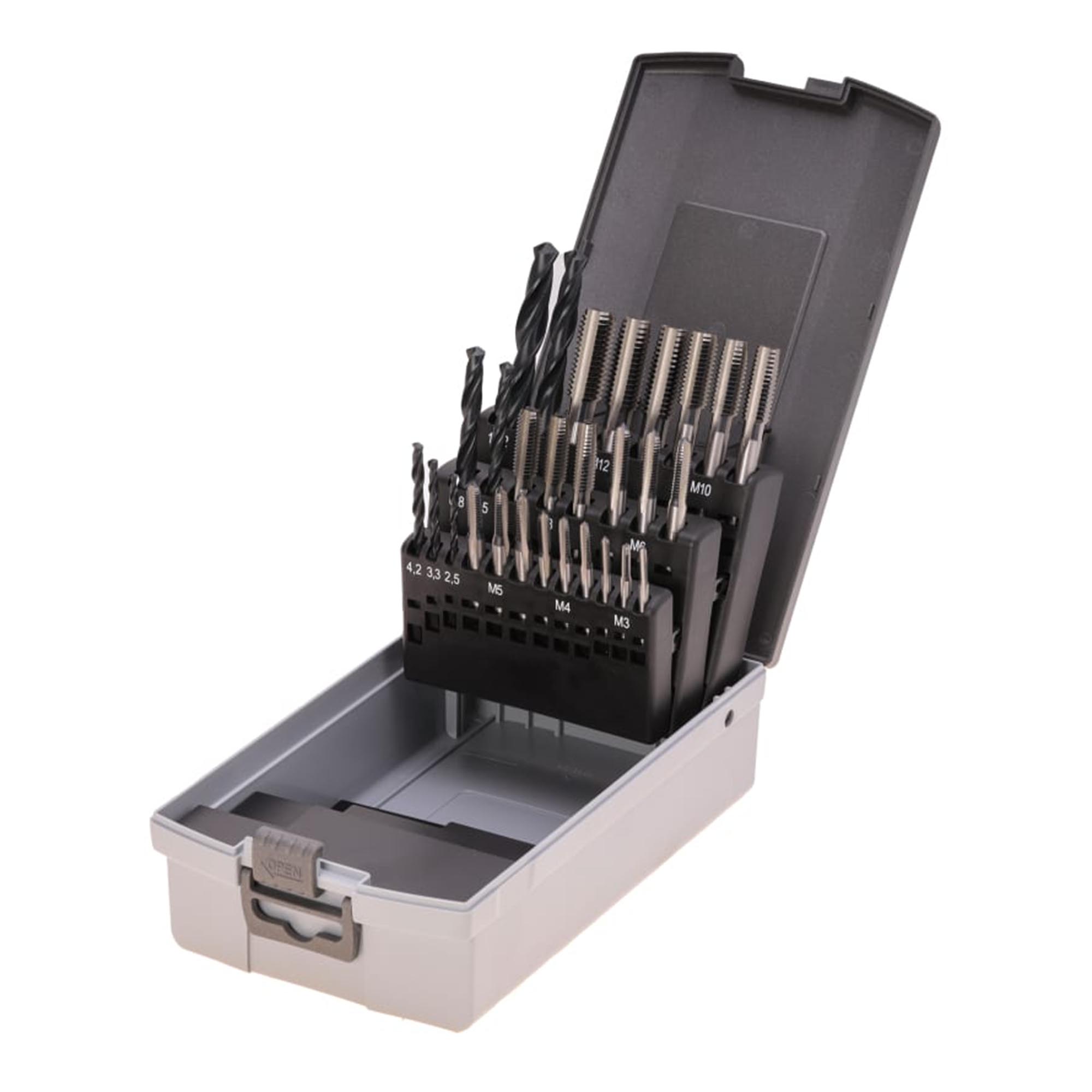 Набор комплектных метчиков Bucovice Tools M3-M12 115CrV3 DIN352 28пр 310144