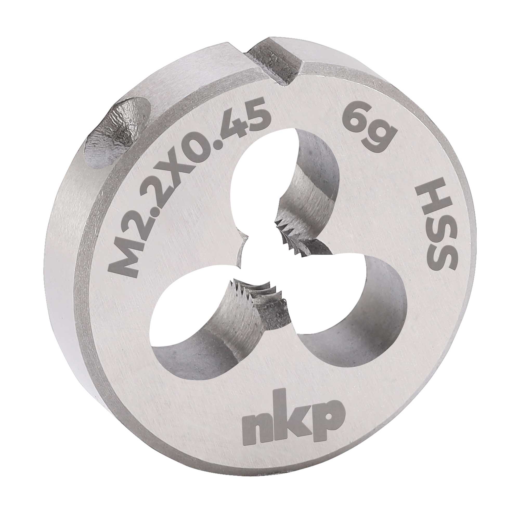 Плашка NKP М2,2х0,45 DINEN22568 HSS 6g 16х5мм 240022N