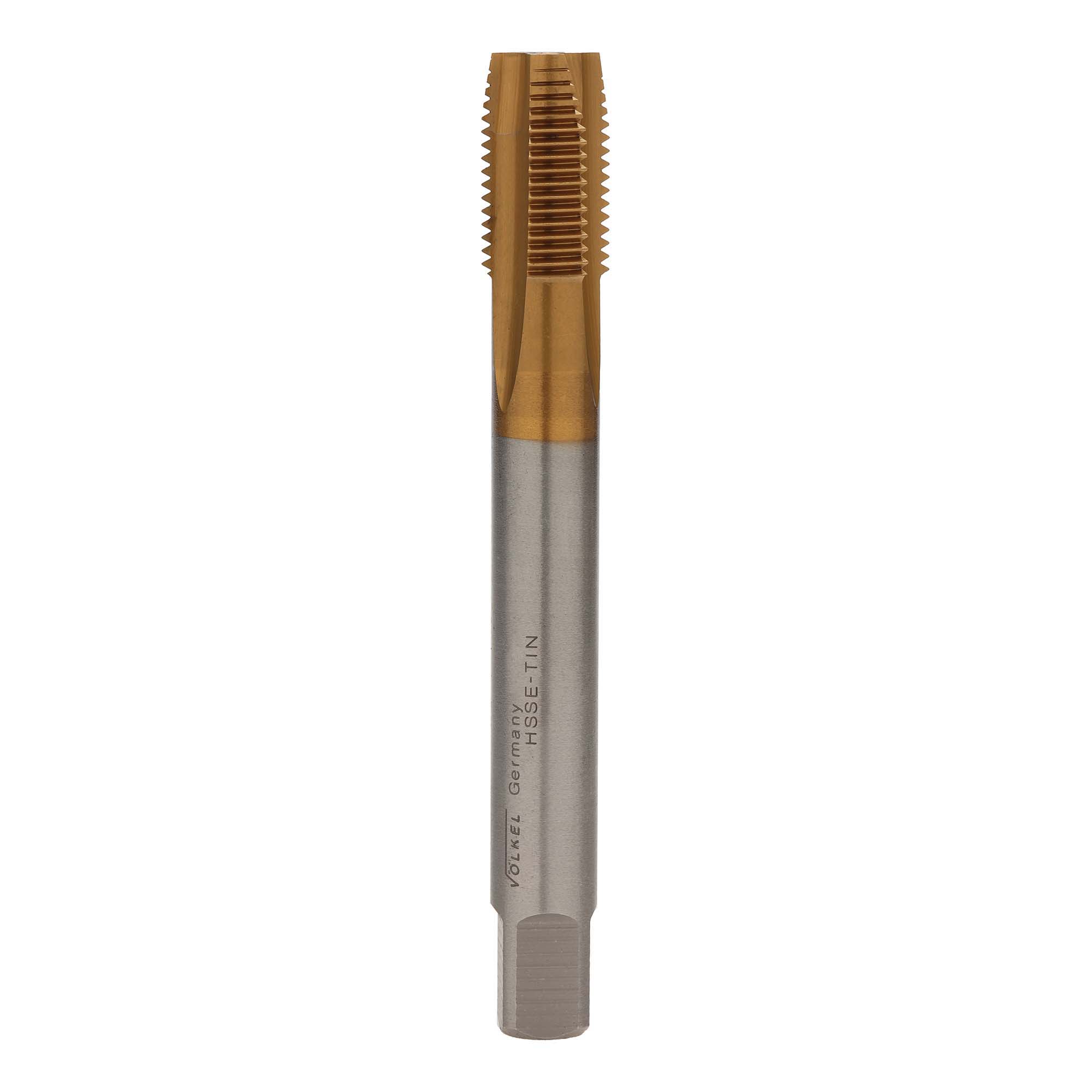 Метчик машинный Volkel HSSE TiN DIN5156 трубная резьба G 1/8"-28 78513