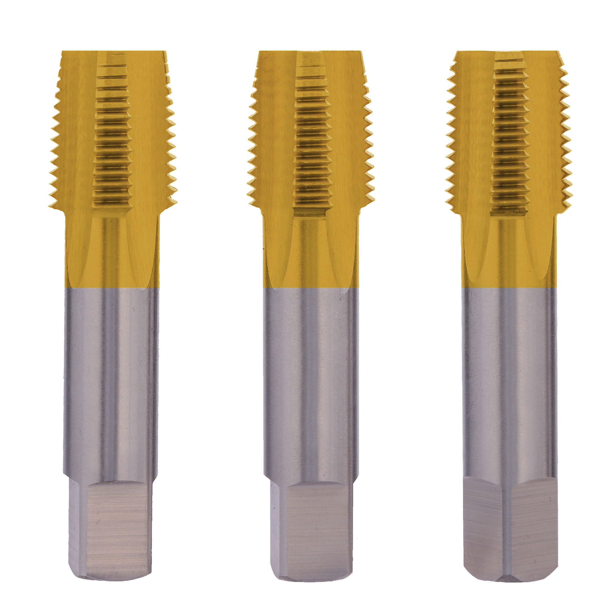 Набор метчиков 3шт H-Tools NPT 1/2"-14 HSSECo5 88418S3EHT